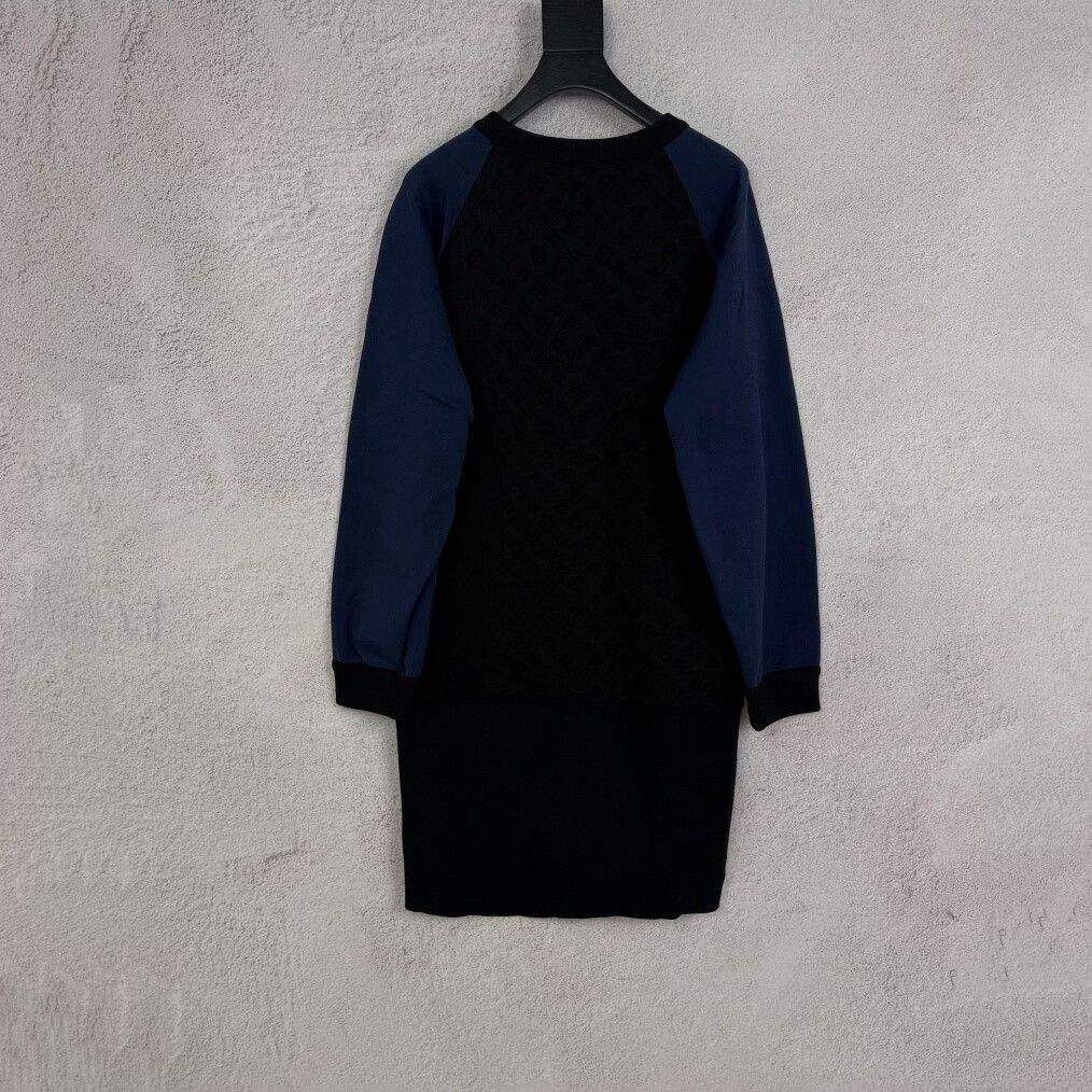 Louis Vuitton Louis Vuitton Monogram Embossed Mini Dress Size L Size L / US 10 / IT 46 - 3 Thumbnail