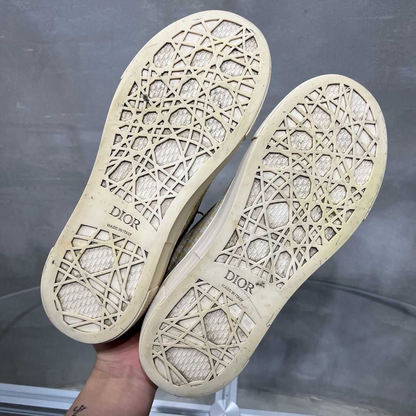 Dior Dior B33 Oblique Suede Sneakers Size 8 Size US 8 / EU 41 - 8 Thumbnail
