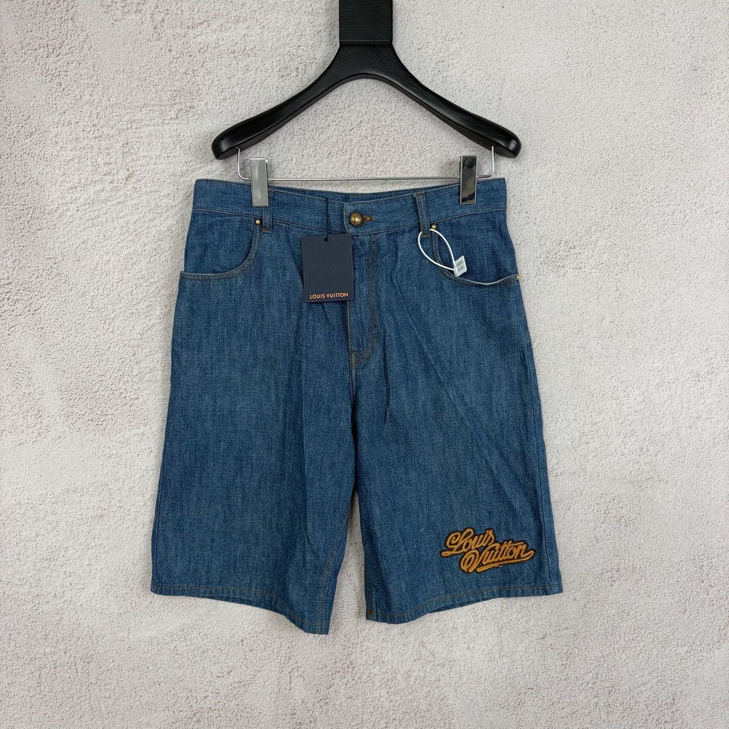 Louis Vuitton Louis Vuitton Rope Logo Denim Shorts US 29 Size US 29 - 2 Thumbnail