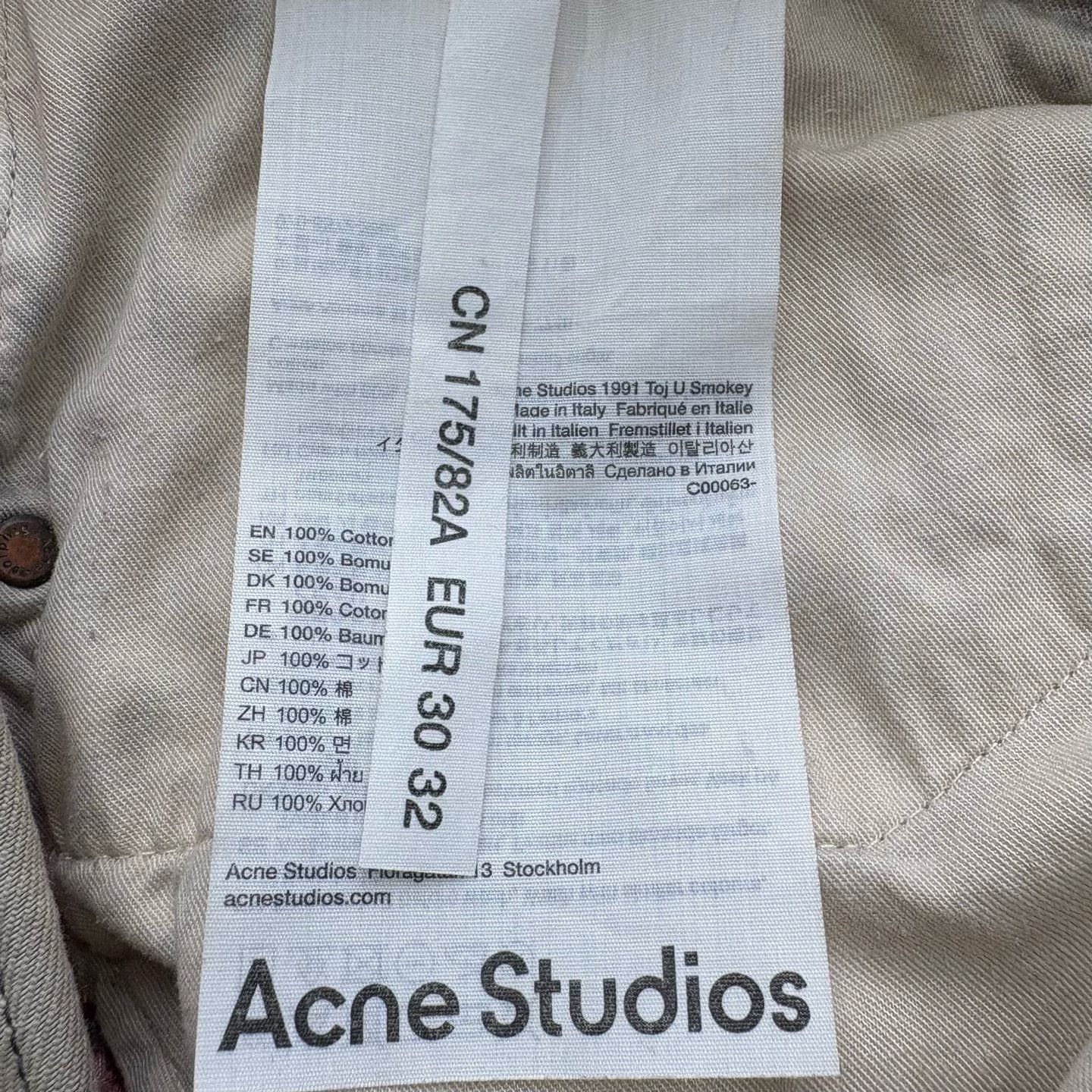 Acne Studios Acne Studios 1991 Mud Dye Jeans Size 30 Size 30" / US 8 / IT 44 - 4 Thumbnail