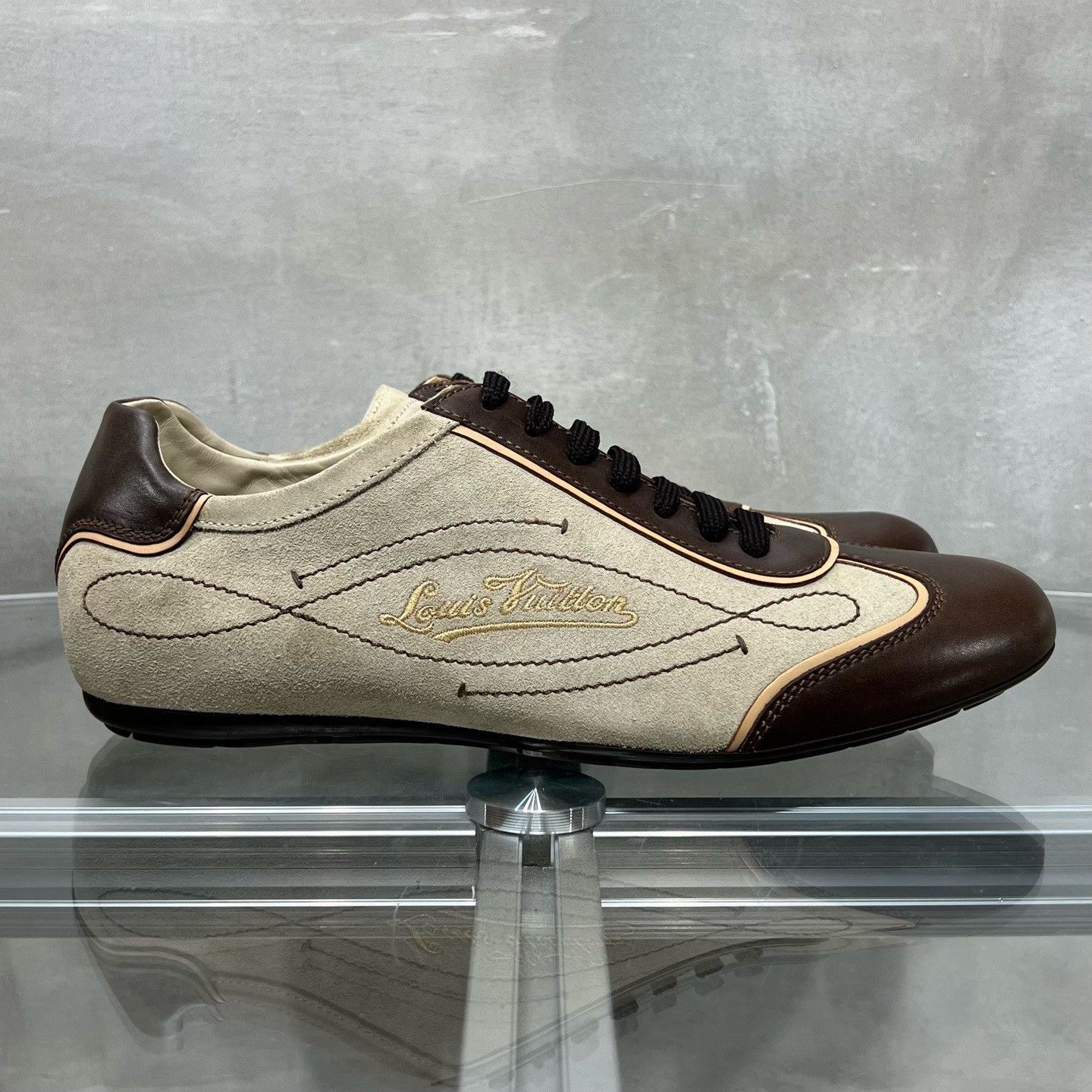 Louis Vuitton Louis Vuitton Suede Low-Top Sneakers Size 8.5 Size US 8.5 / EU 41-42 - 5 Thumbnail