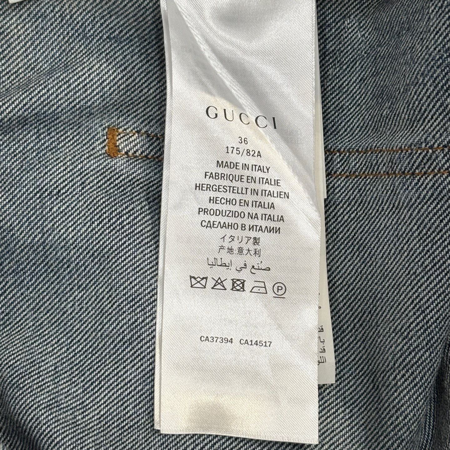 Gucci Gucci Embroidered Giraffe Denim Jeans Size 36 Size US 36 / EU 52 - 5 Thumbnail