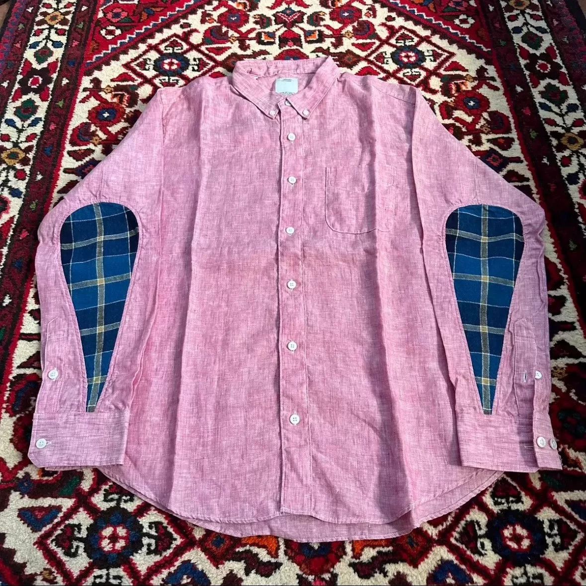 Visvim Visvim Albacore Plaid Patch Shirt Size 2 Size US M / EU 48-50 / 2 - 3 Thumbnail