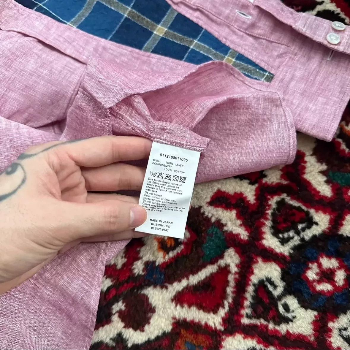 Visvim Visvim Albacore Plaid Patch Shirt Size 2 Size US M / EU 48-50 / 2 - 10 Thumbnail