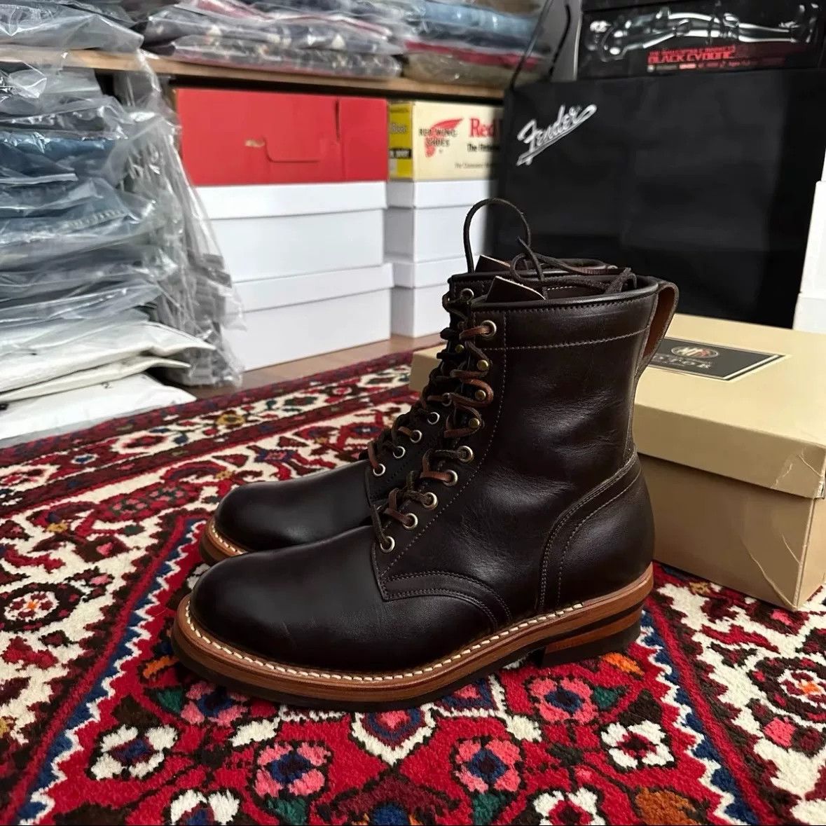 Indian Motorcycle Motor R1011 Leather Boots US 7.5 Size US 7.5 / EU 40-41 - 4 Thumbnail