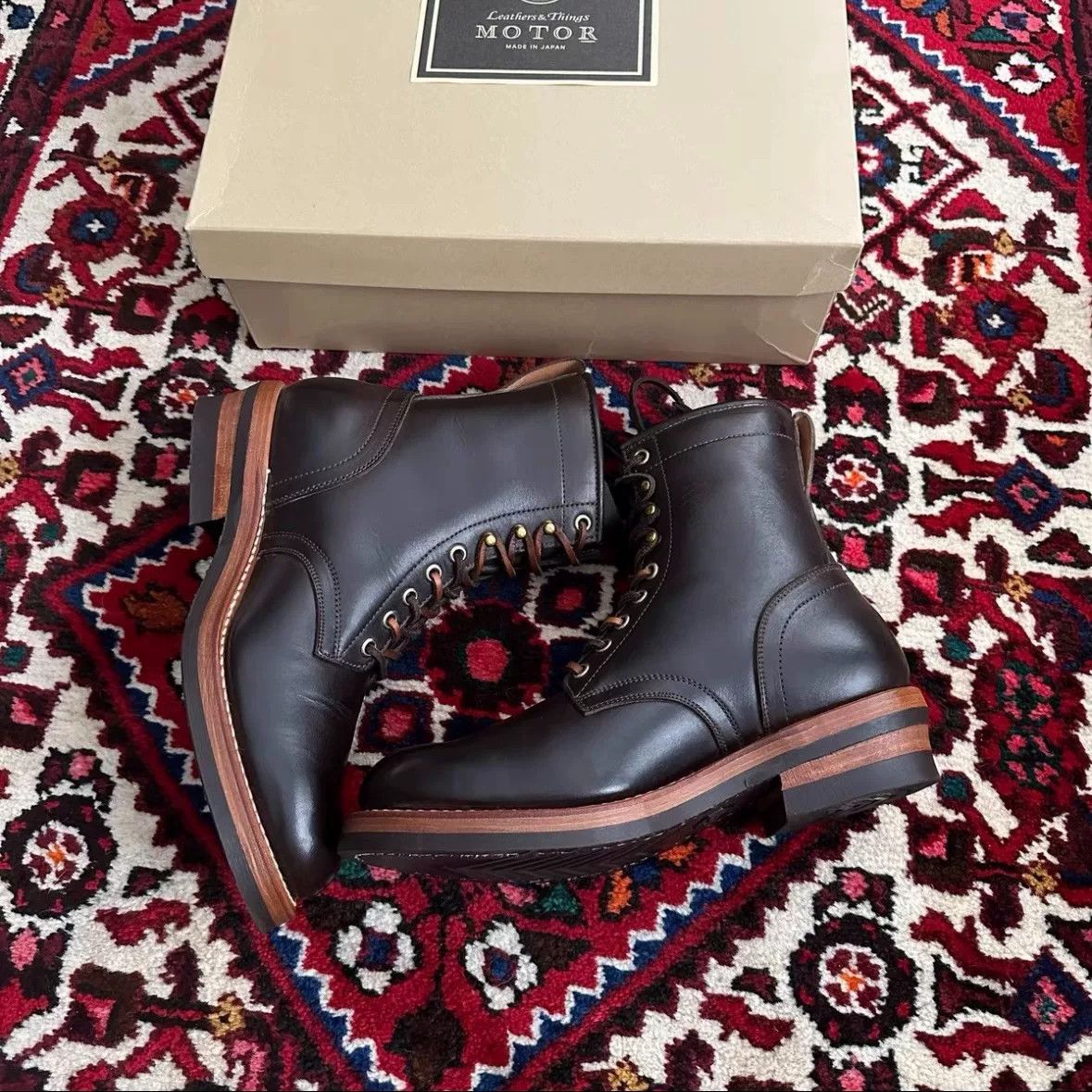 Indian Motorcycle Motor R1011 Leather Boots US 7.5 Size US 7.5 / EU 40-41 - 5 Thumbnail