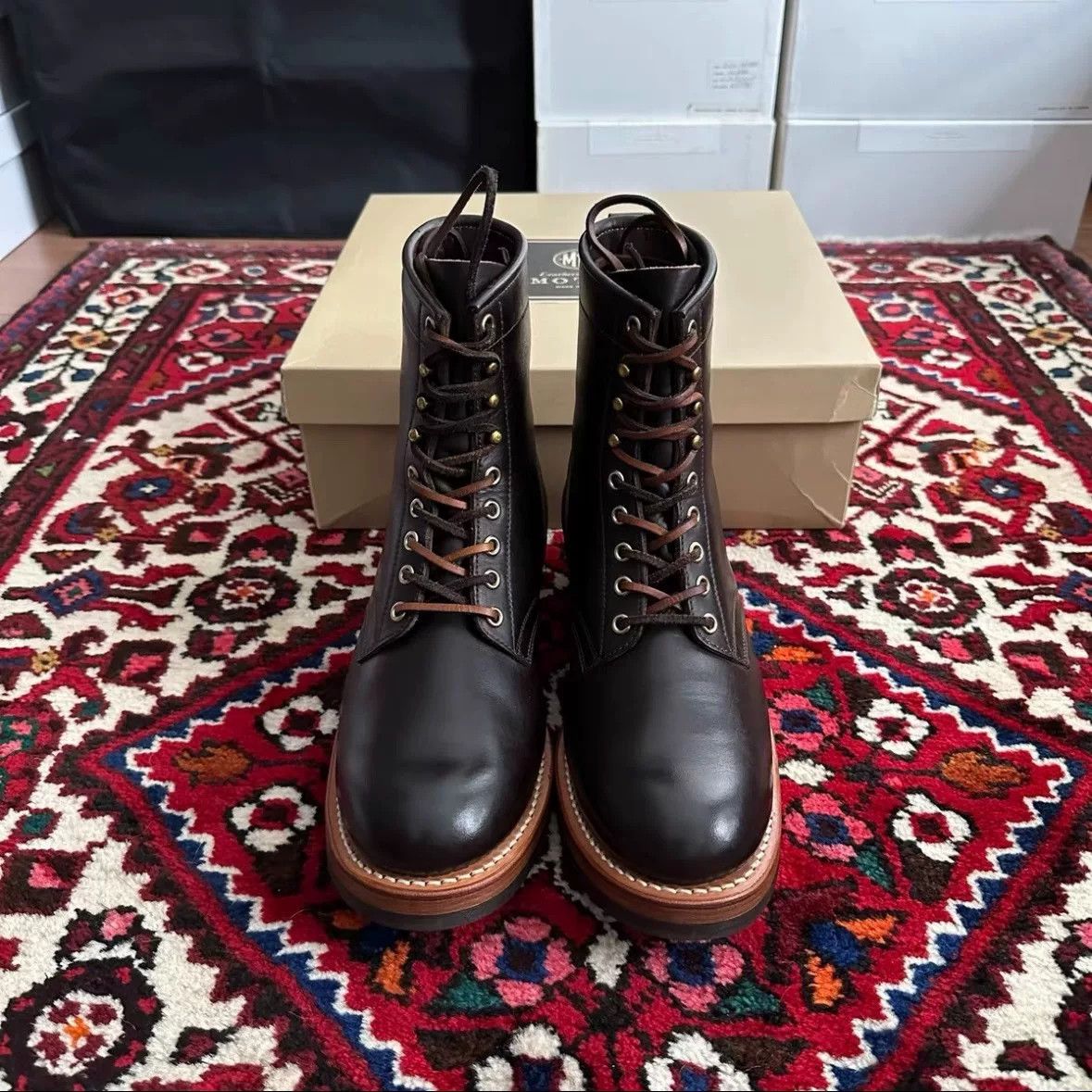 Indian Motorcycle Motor R1011 Leather Boots US 7.5 Size US 7.5 / EU 40-41 - 2 Thumbnail