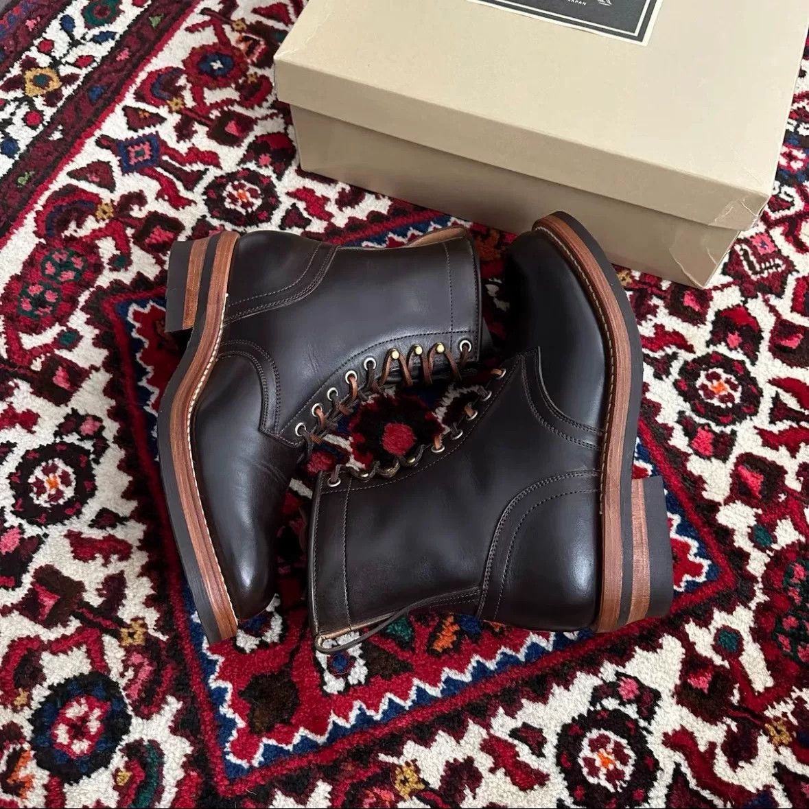 Indian Motorcycle Motor R1011 Leather Boots US 7.5 Size US 7.5 / EU 40-41 - 6 Thumbnail