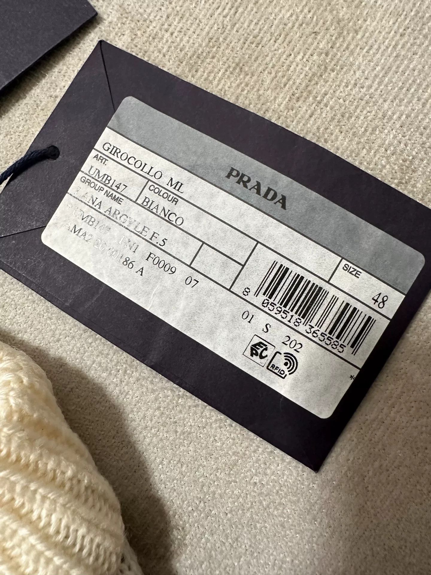 Prada Prada Geometric Pattern Sweater Size M Size US M / EU 48-50 / 2 - 5 Thumbnail