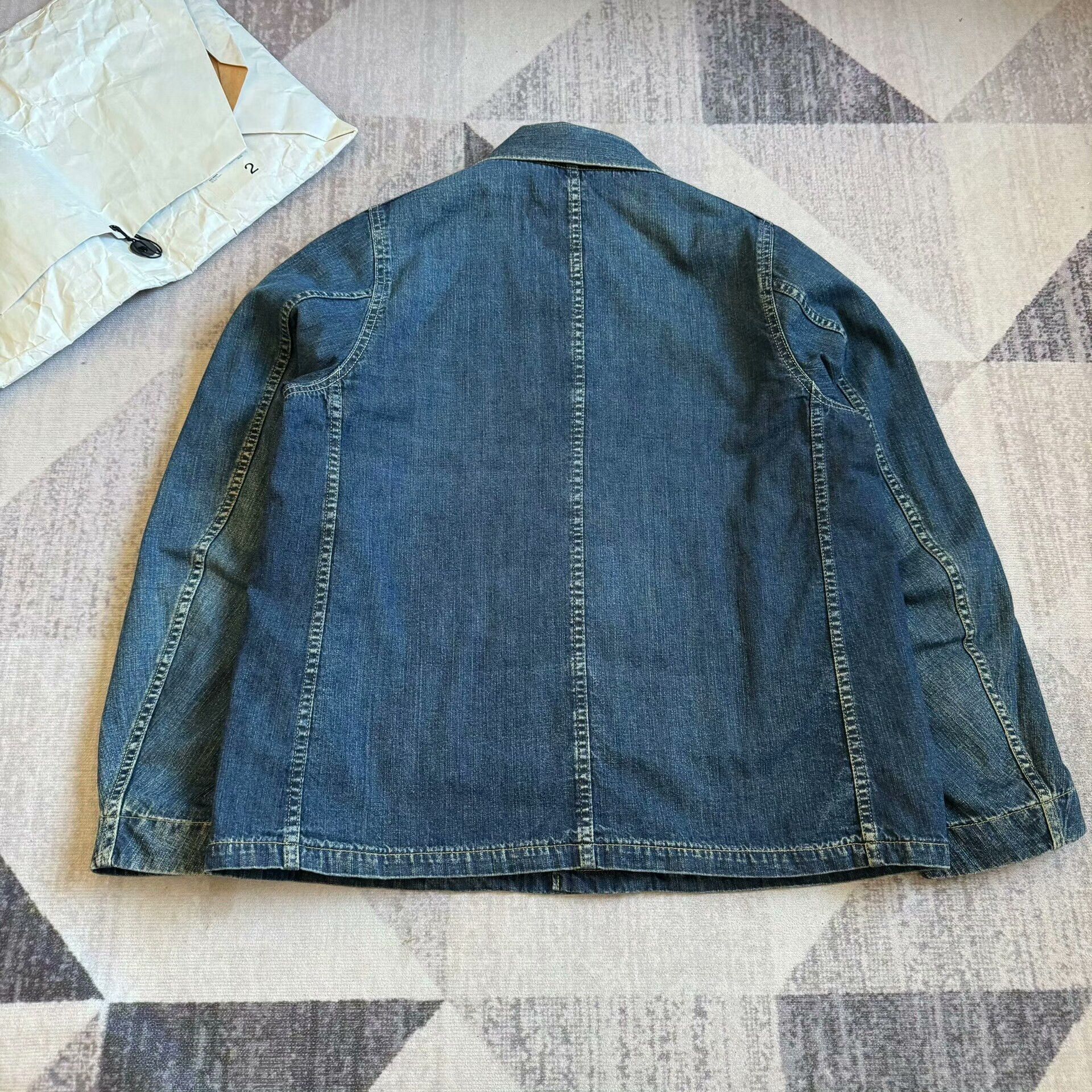 Visvim Visvim Damaged Indigo Outland Denim Jacket Size M Size US M / EU 48-50 / 2 - 7 Thumbnail