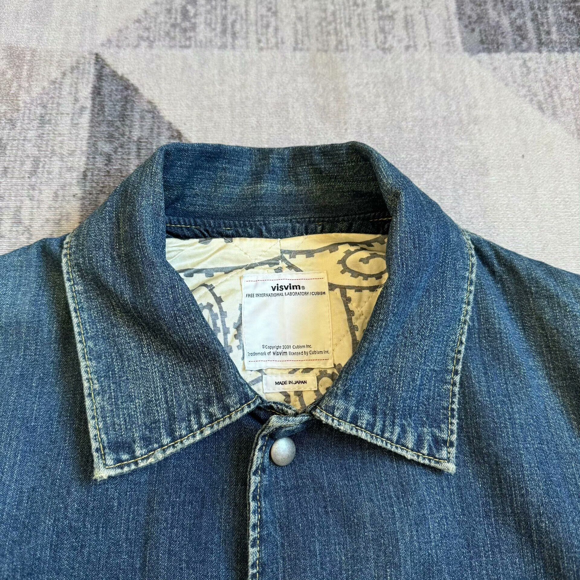 Visvim Visvim Damaged Indigo Outland Denim Jacket Size M Size US M / EU 48-50 / 2 - 4 Thumbnail