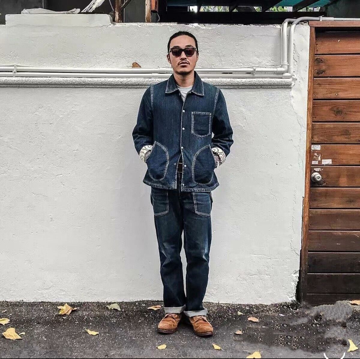 Visvim Visvim Damaged Indigo Outland Denim Jacket Size M Size US M / EU 48-50 / 2 - 9 Thumbnail