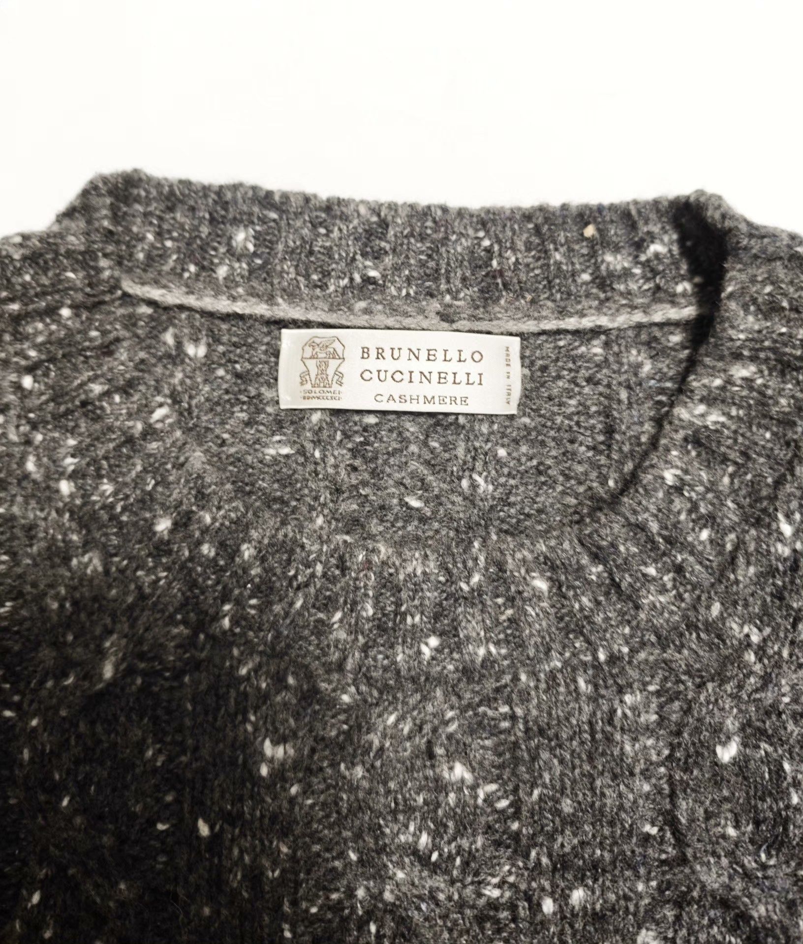 Brunello Cucinelli Brunello Cucinelli Cashmere Wool Cable Knit Sweater Size M Size US M / EU 48-50 / 2 - 4 Thumbnail
