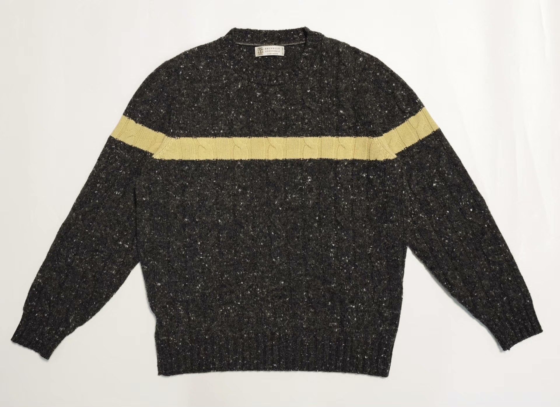 Brunello Cucinelli Brunello Cucinelli Cashmere Wool Cable Knit Sweater Size M Size US M / EU 48-50 / 2 - 2 Thumbnail