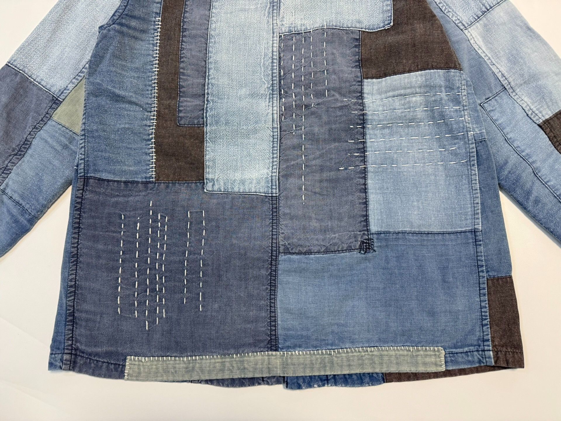 Blue Blue Japan BLUE BLUE JAPAN Patchwork Sashiko Denim Jacket Size M Size US M / EU 48-50 / 2 - 10 Thumbnail