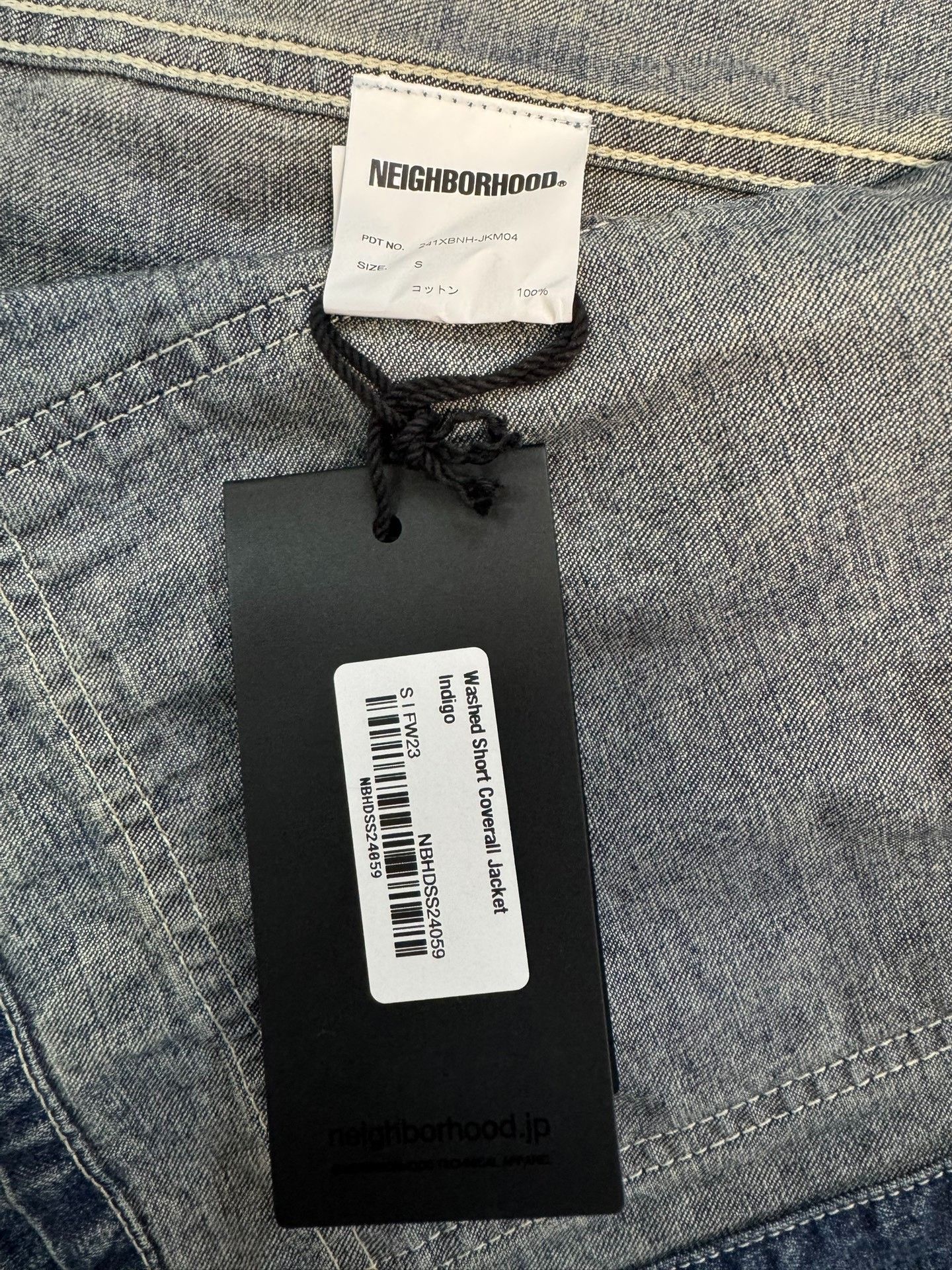 Neighborhood Neighborhood Washed Denim Coverall Jacket Size S Size US S / EU 44-46 / 1 - 7 Thumbnail