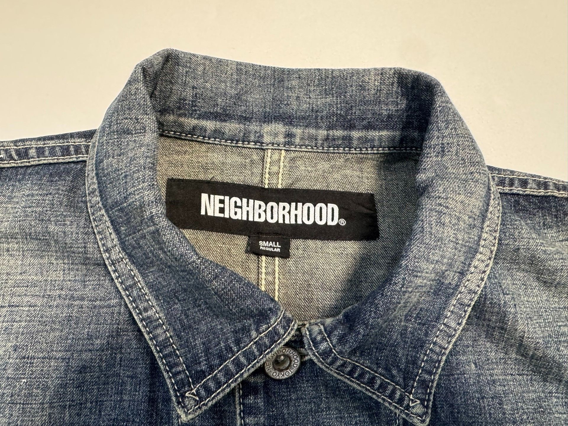 Neighborhood Neighborhood Washed Denim Coverall Jacket Size S Size US S / EU 44-46 / 1 - 3 Thumbnail