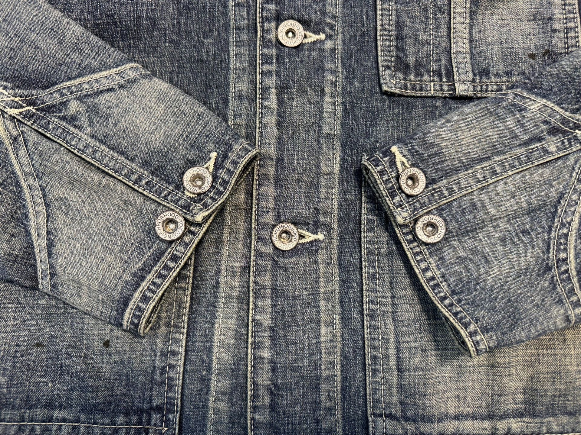 Neighborhood Neighborhood Washed Denim Coverall Jacket Size S Size US S / EU 44-46 / 1 - 5 Thumbnail