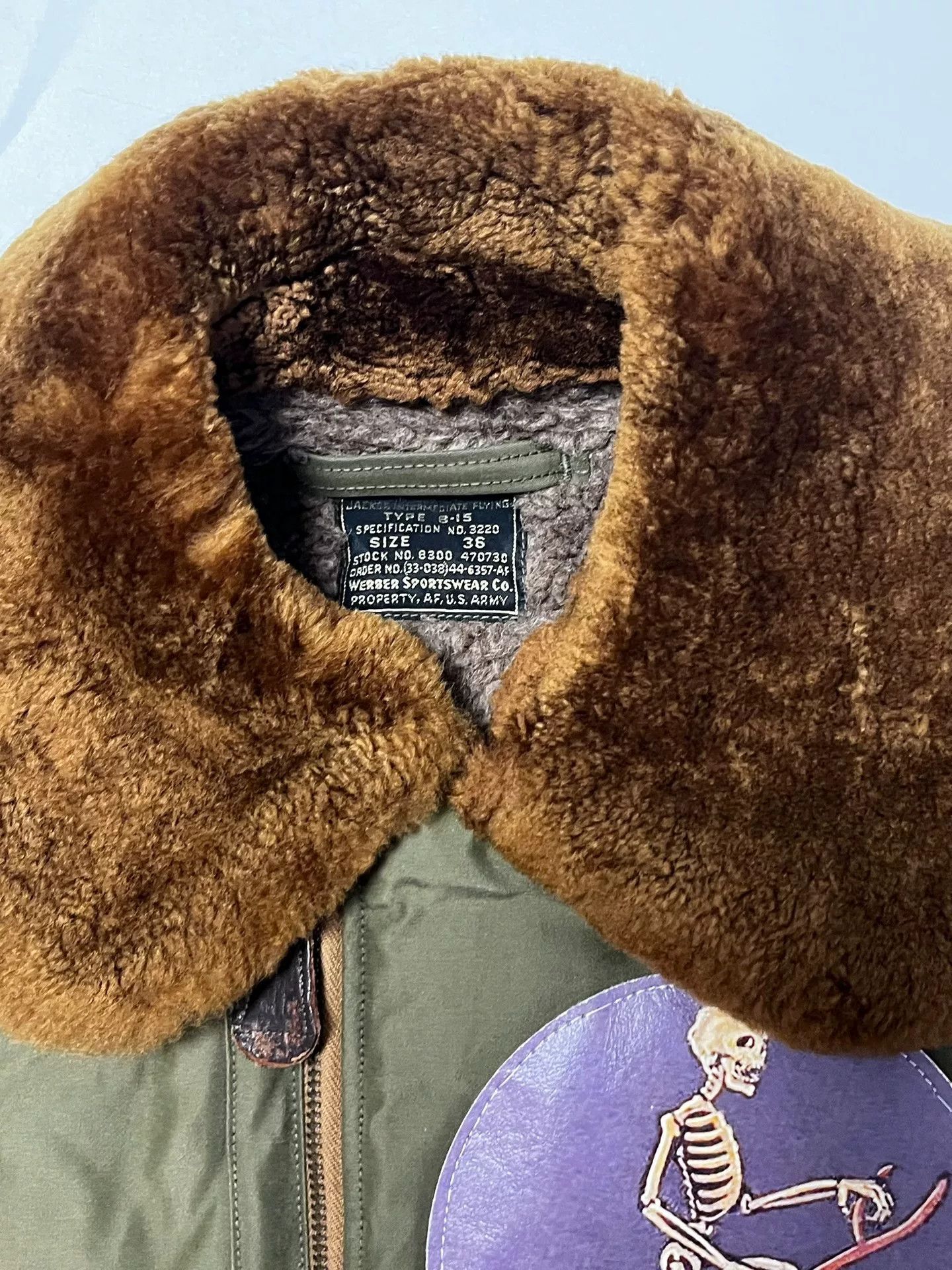 The Real McCoy's The Real McCoy's B-15 Flight Jacket Size 36 Size US XS / EU 42 / 0 - 4 Thumbnail