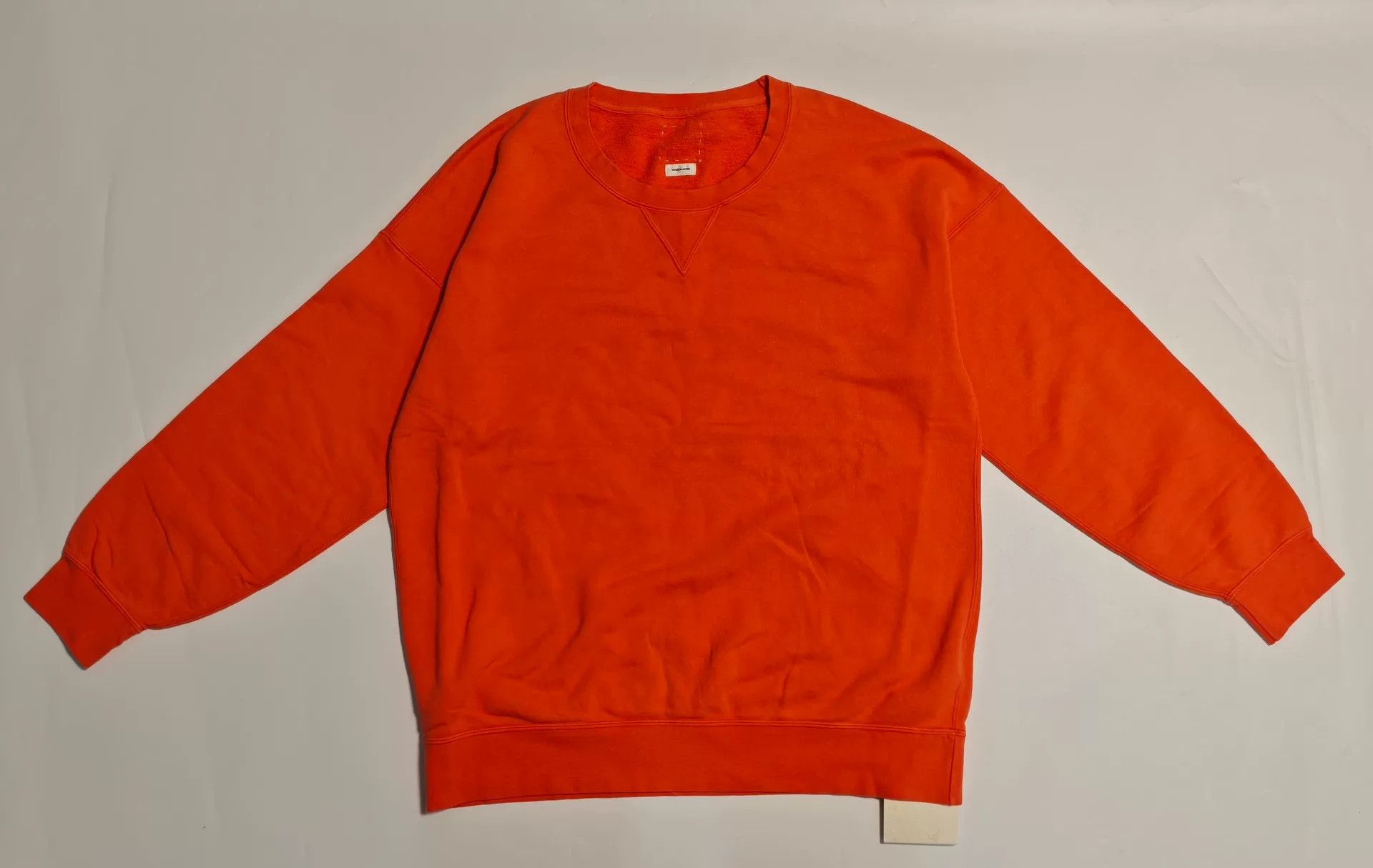 Visvim Visvim Orange Crewneck Sweatshirt Size 3 Size US L / EU 52-54 / 3 - 2 Thumbnail
