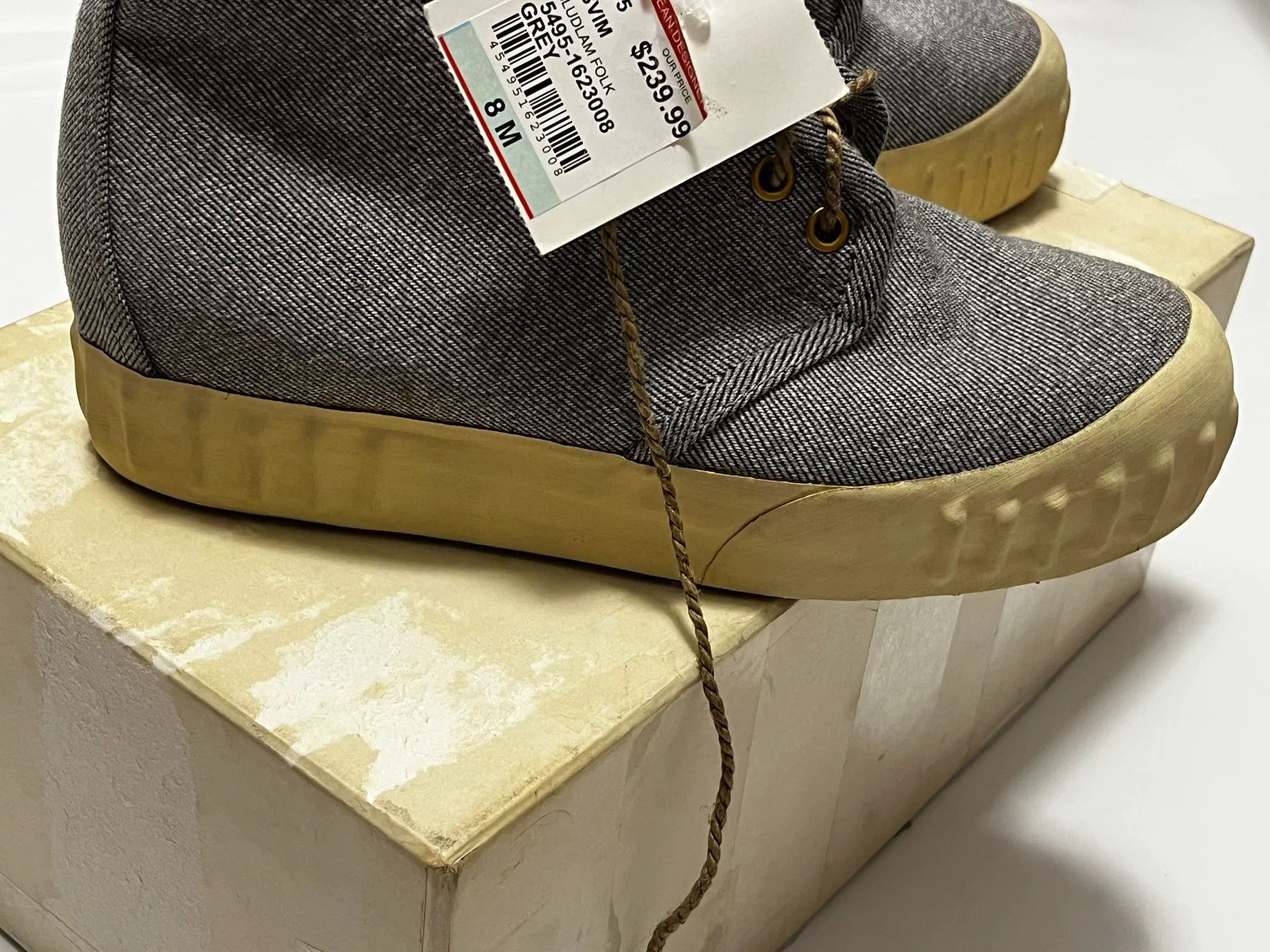 Visvim Visvim Ludlam Folk Grey Sneakers Size 8 Size US 8 / EU 41 - 7 Thumbnail
