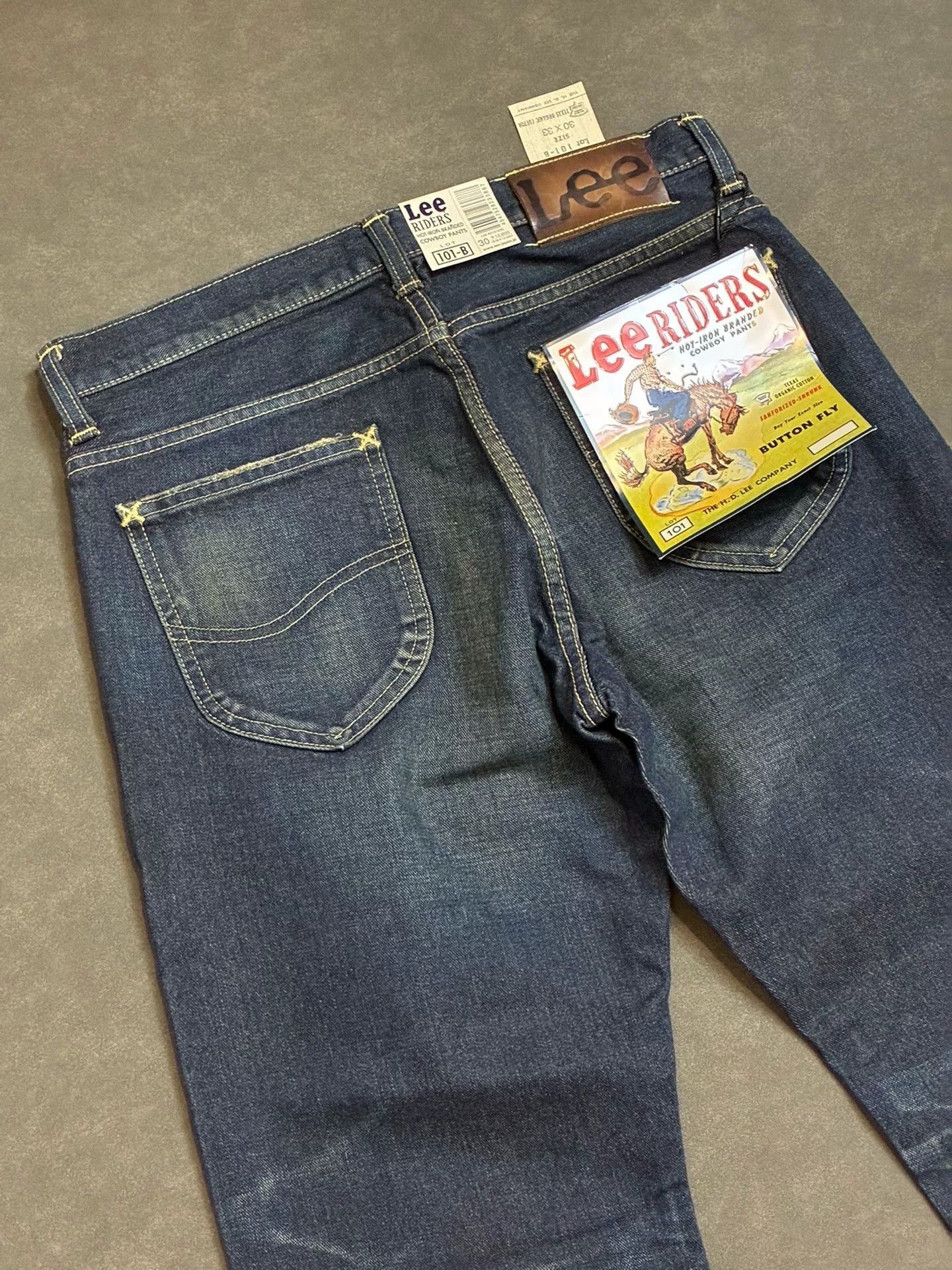 Lee Lee Riders 101-B Japanese Denim Jeans US 30 Size US 30 / EU 46 - 5 Thumbnail