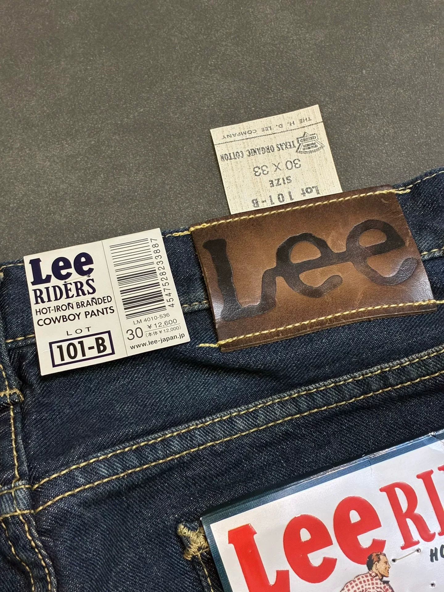 Lee Lee Riders 101-B Japanese Denim Jeans US 30 Size US 30 / EU 46 - 6 Thumbnail