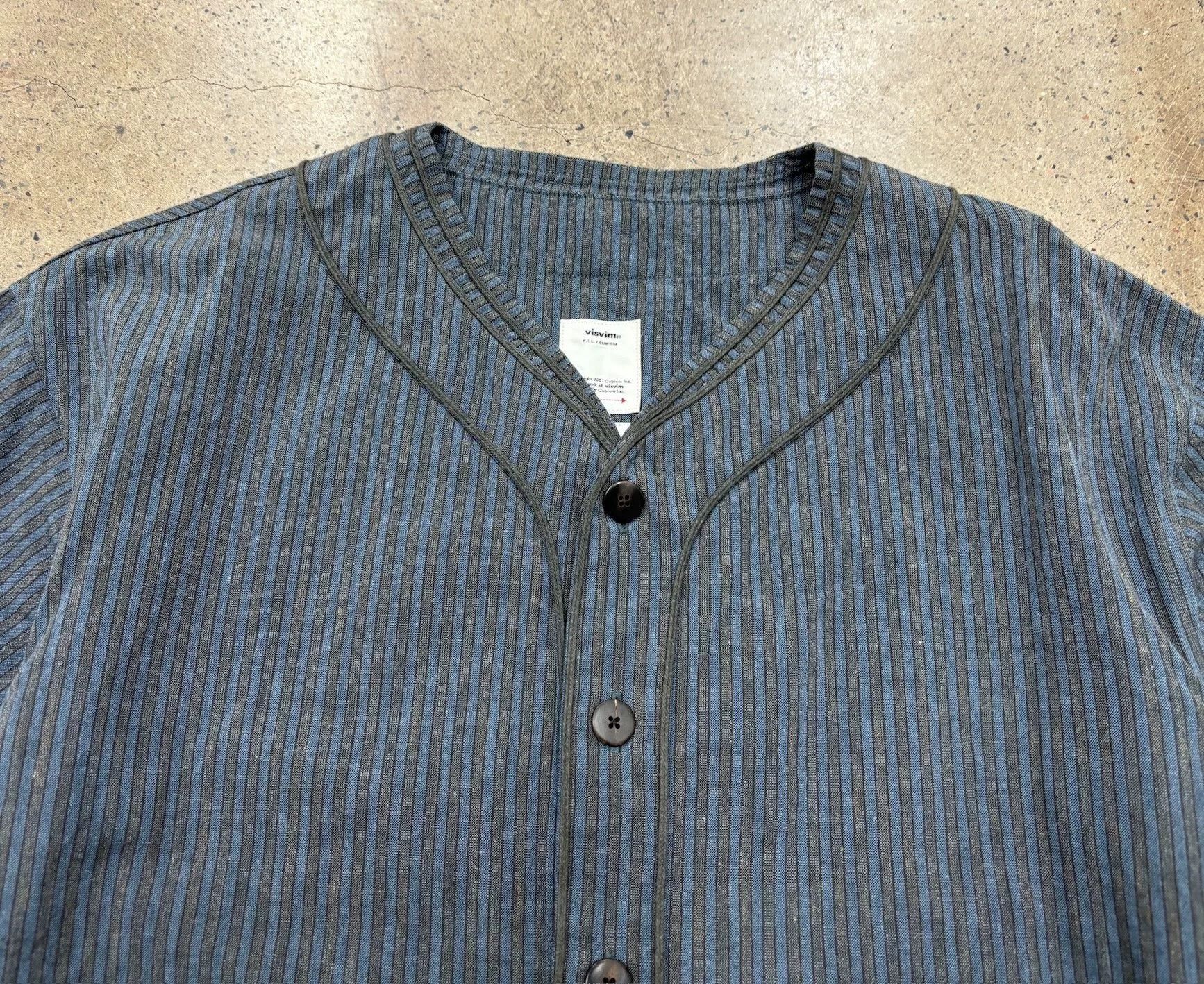 Visvim Visvim Striped Dugout Shirt Size 2 Size US M / EU 48-50 / 2 - 7 Thumbnail