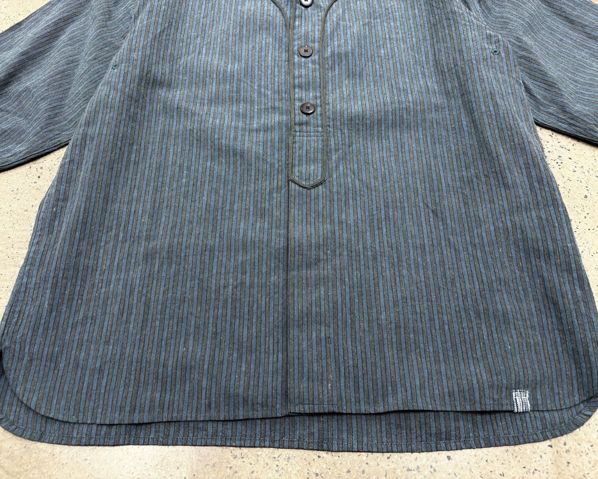 Visvim Visvim Striped Dugout Shirt Size 2 Size US M / EU 48-50 / 2 - 8 Thumbnail