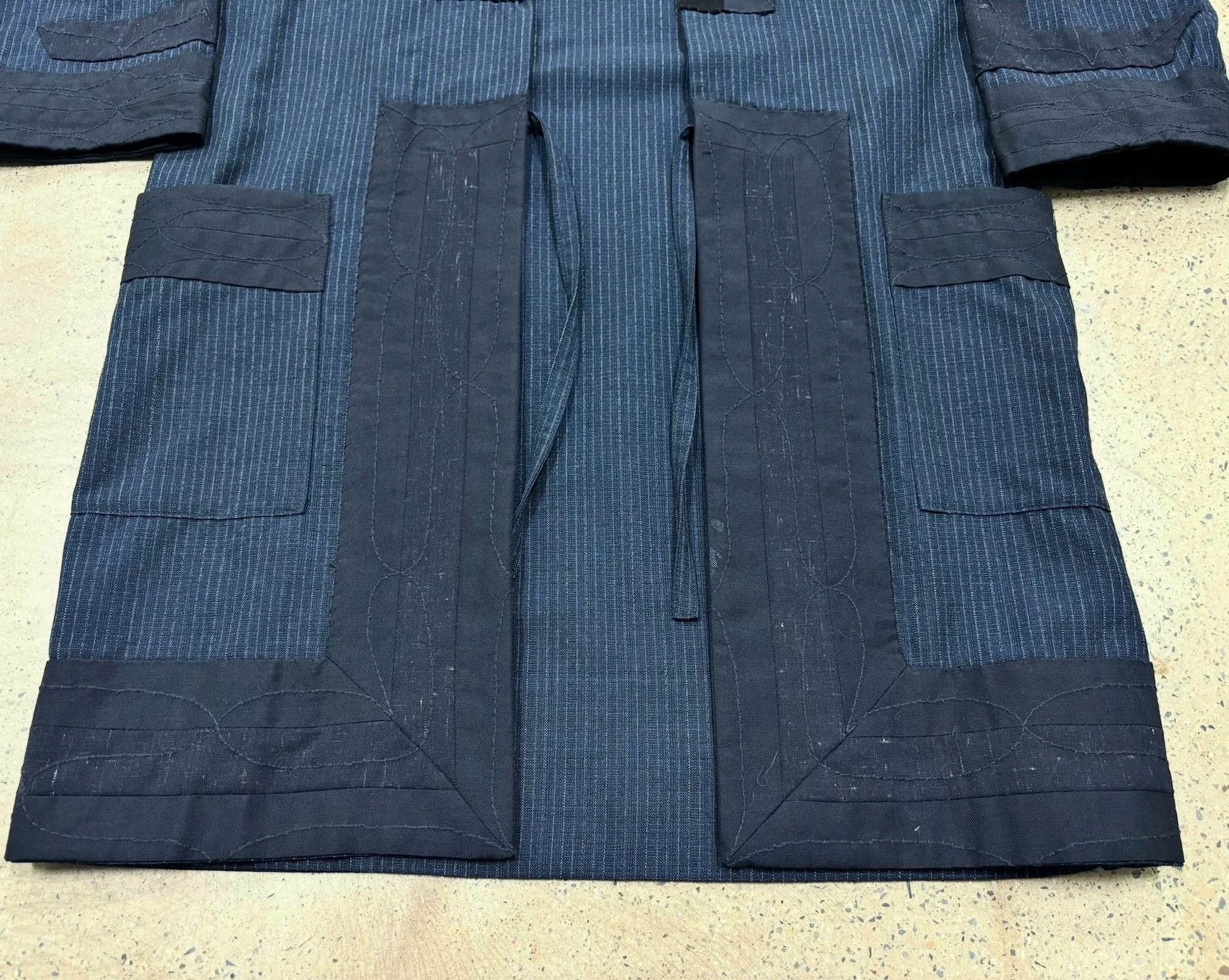 Visvim Visvim Pinstripe Ruunpe Coat Size 1 Size US S / EU 44-46 / 1 - 7 Thumbnail