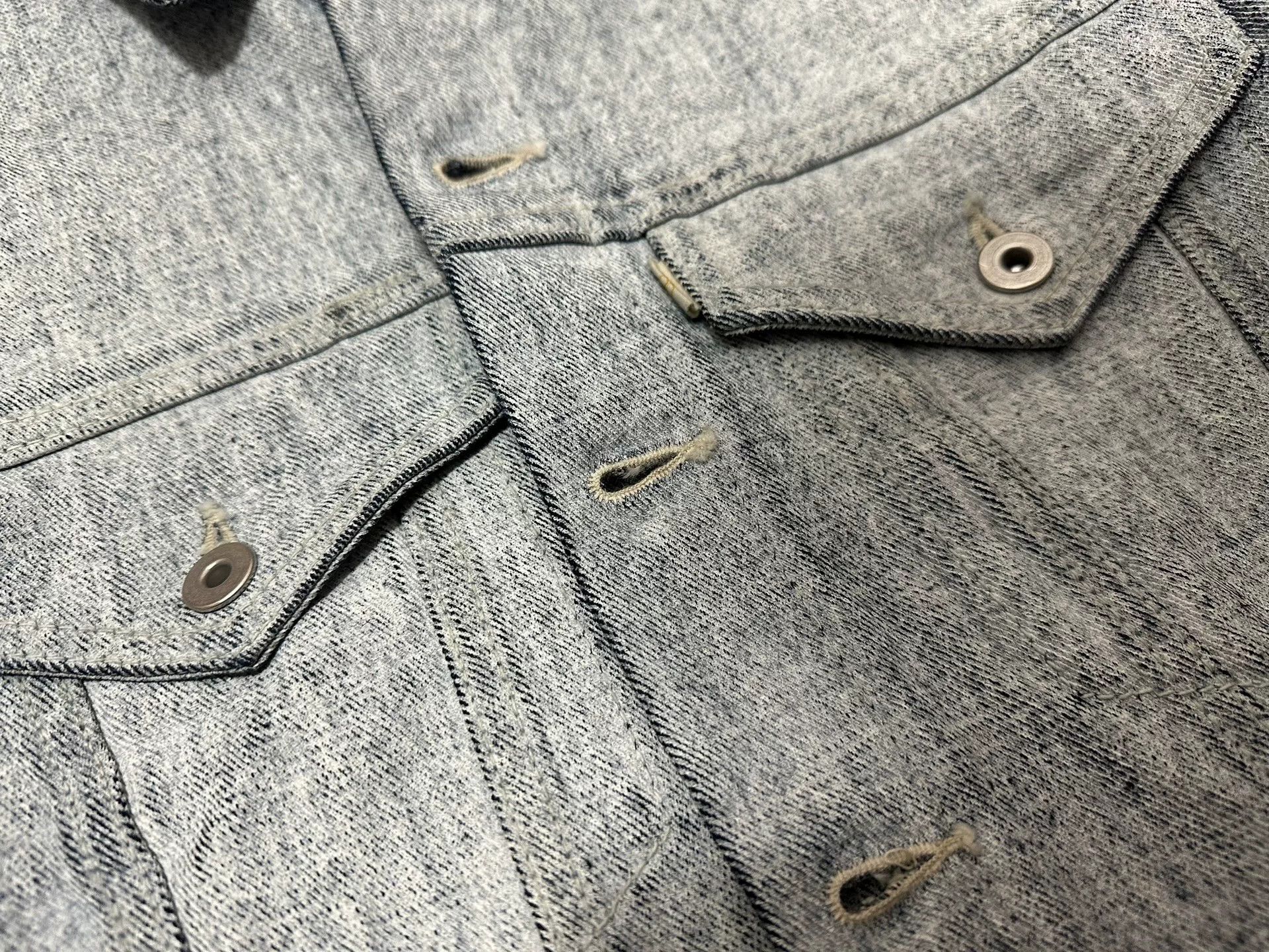 Johnbull Johnbull White Denim Jacket Size S Size US S / EU 44-46 / 1 - 4 Thumbnail