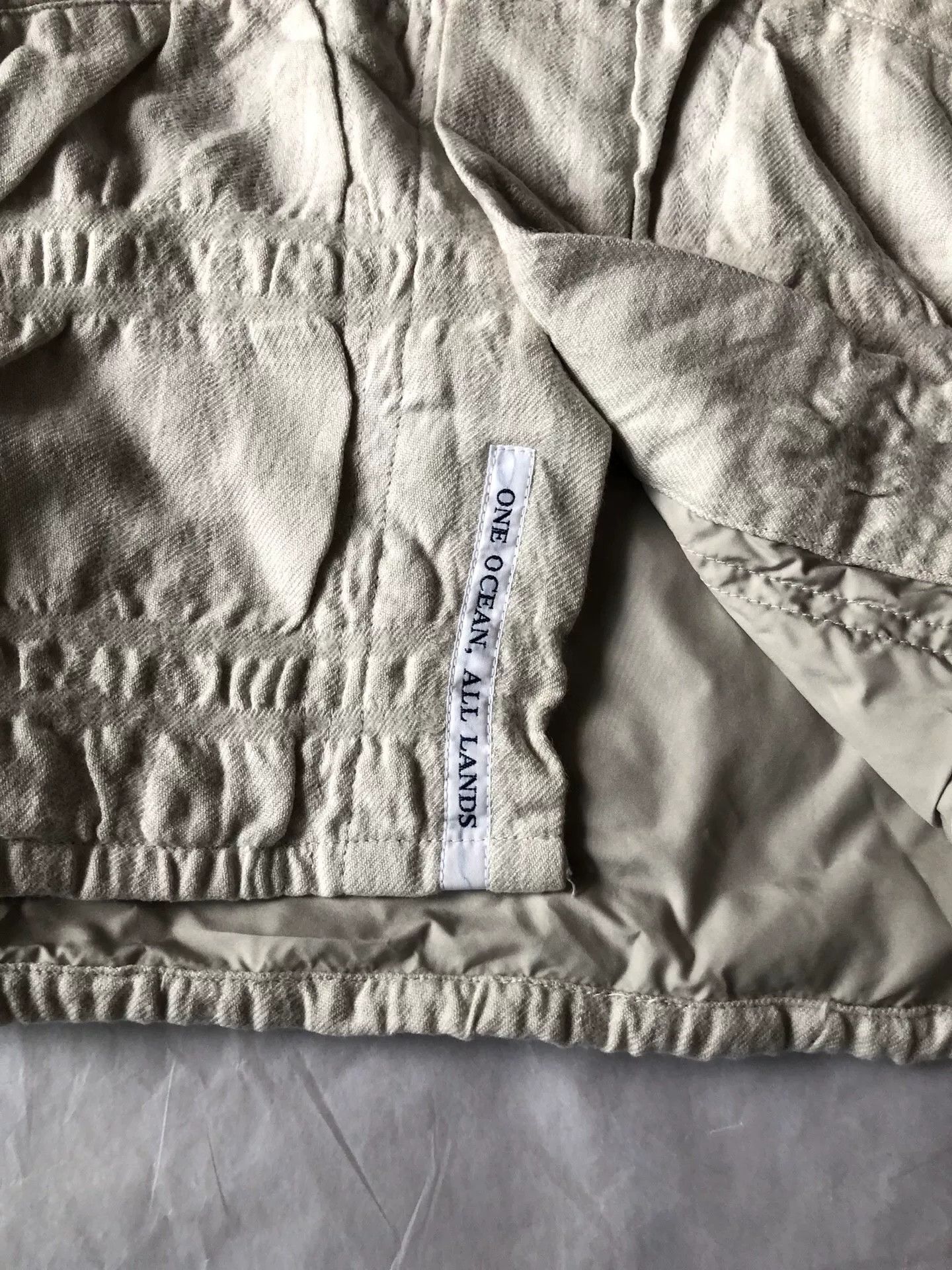 Nanamica nanamica Textured Jacket Beige Size S Size US S / EU 44-46 / 1 - 6 Thumbnail