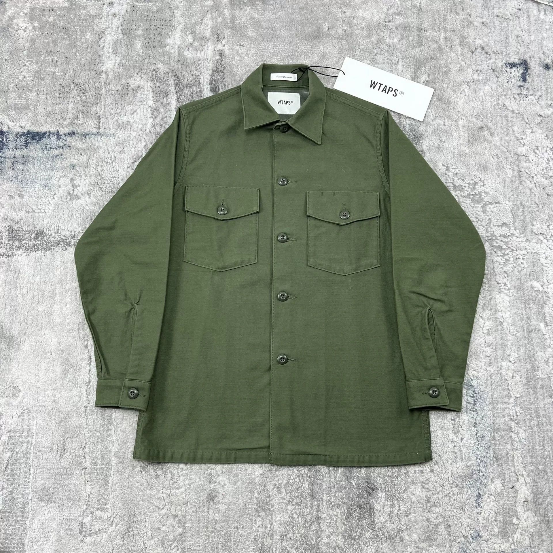 Wtaps WTAPS Buds Cotton Satin Shirt Size S Size US S / EU 44-46 / 1 - 2 Thumbnail