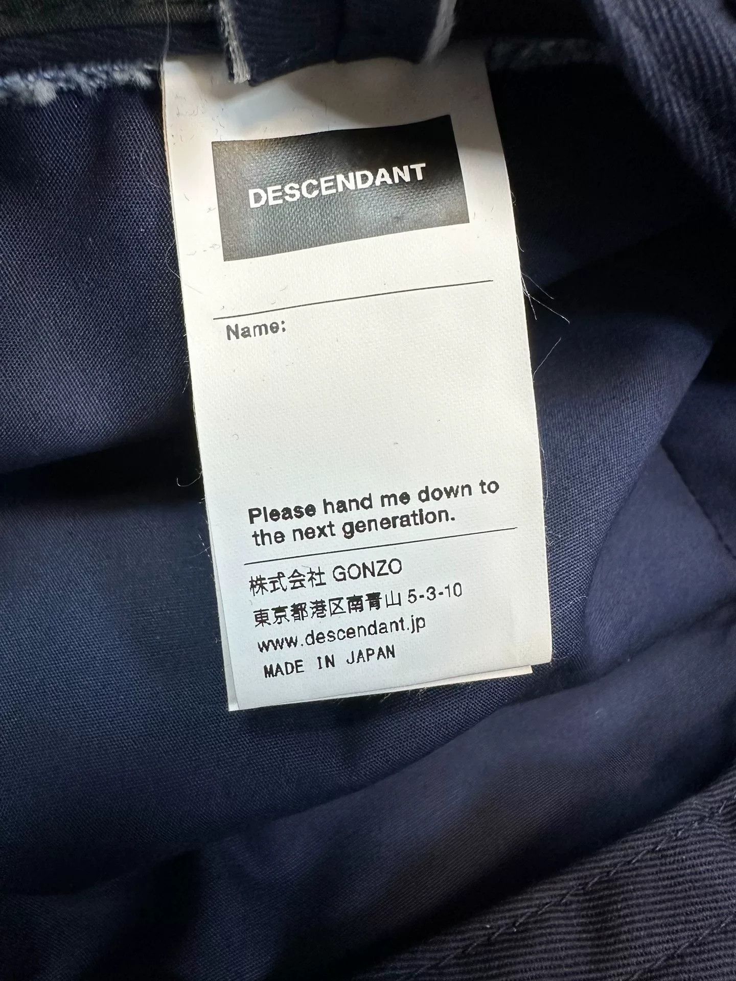 Descendant Descendant DORSAL Washed Denim Bucket Hat Size 3 Size ONE SIZE - 9 Thumbnail