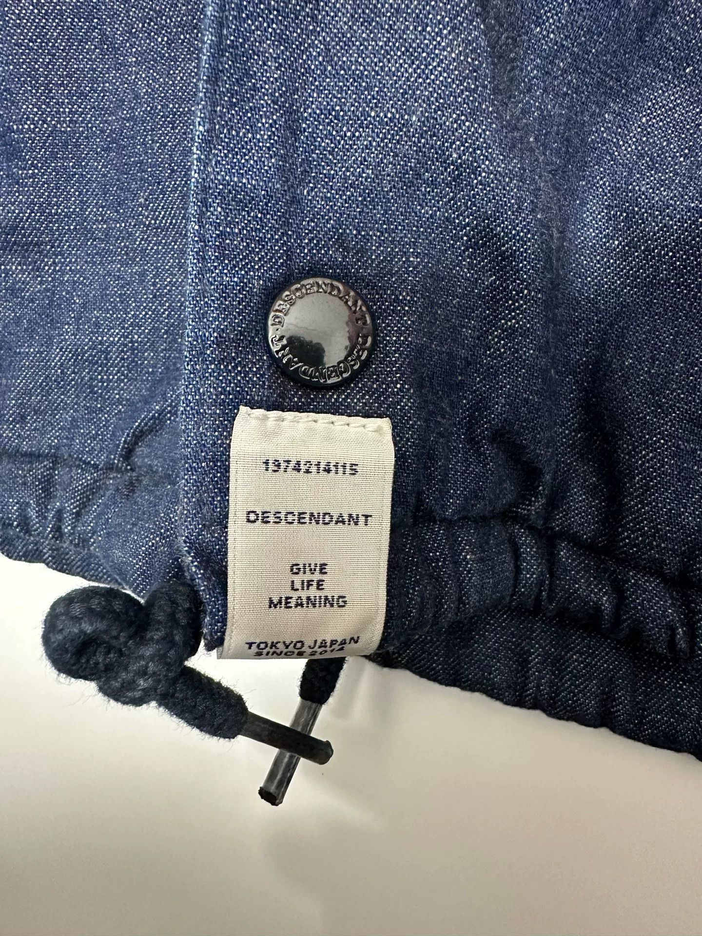 Descendant Descendant Denim Coach Jacket Size S Size US S / EU 44-46 / 1 - 4 Thumbnail