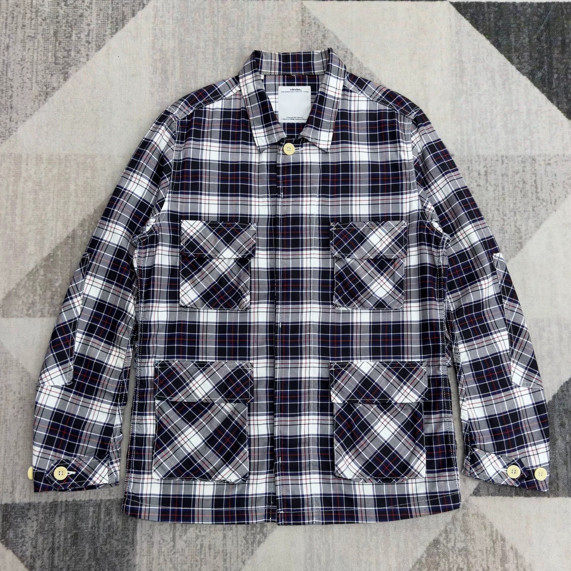 Visvim Visvim Plaid Four-Pocket Light Jacket Size M Size US M / EU 48-50 / 2 - 2 Thumbnail