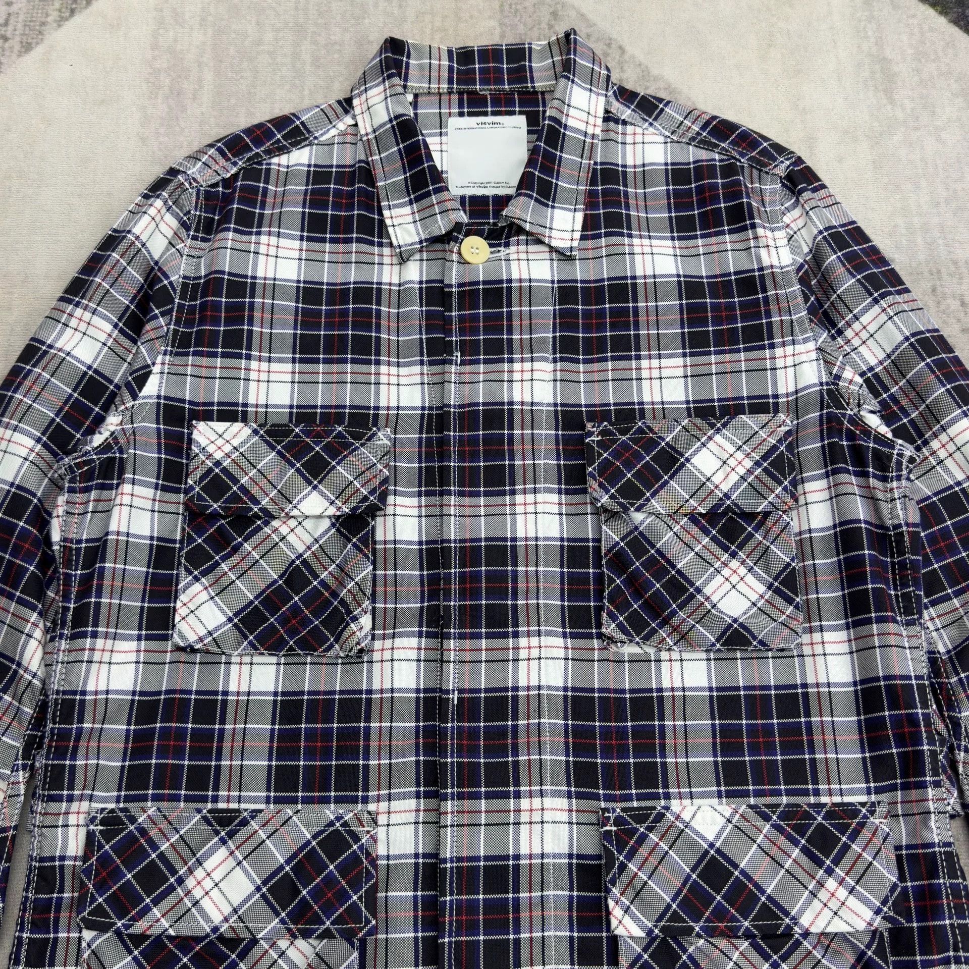 Visvim Visvim Plaid Four-Pocket Light Jacket Size M Size US M / EU 48-50 / 2 - 4 Thumbnail