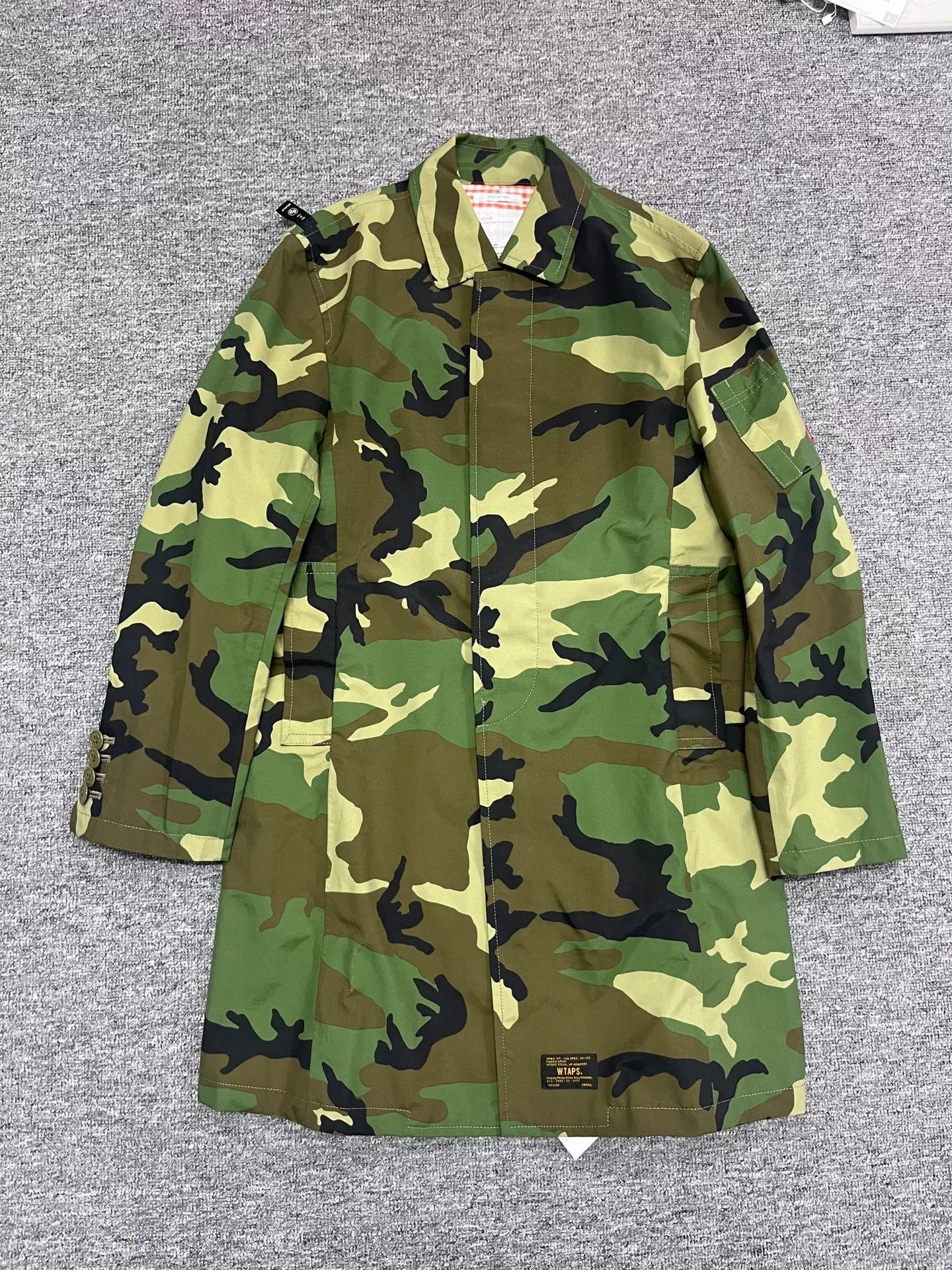 Wtaps WTAPS Camo Nylon Coat Size S Size US S / EU 44-46 / 1 - 3 Thumbnail