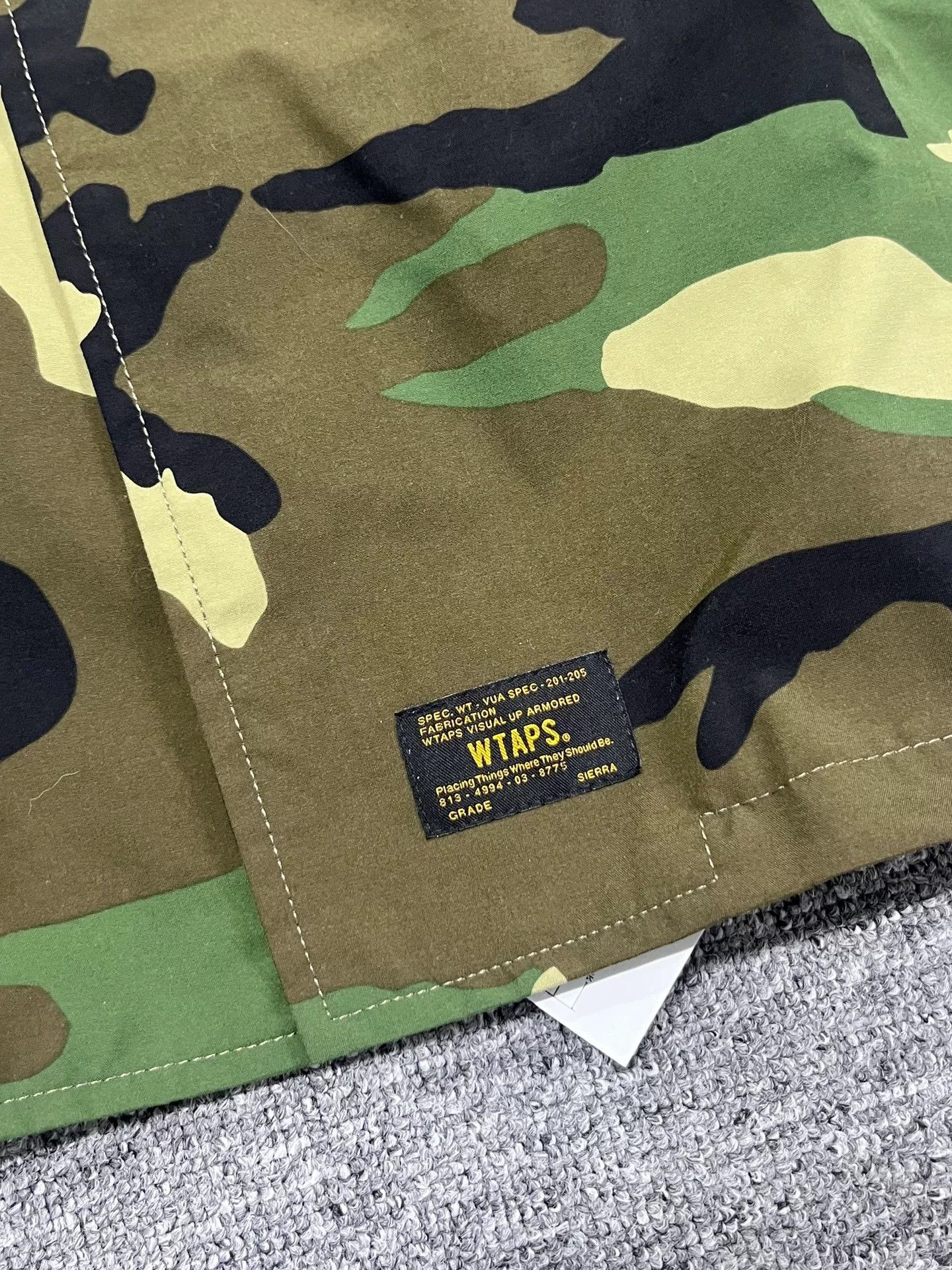 Wtaps WTAPS Camo Nylon Coat Size S Size US S / EU 44-46 / 1 - 6 Thumbnail