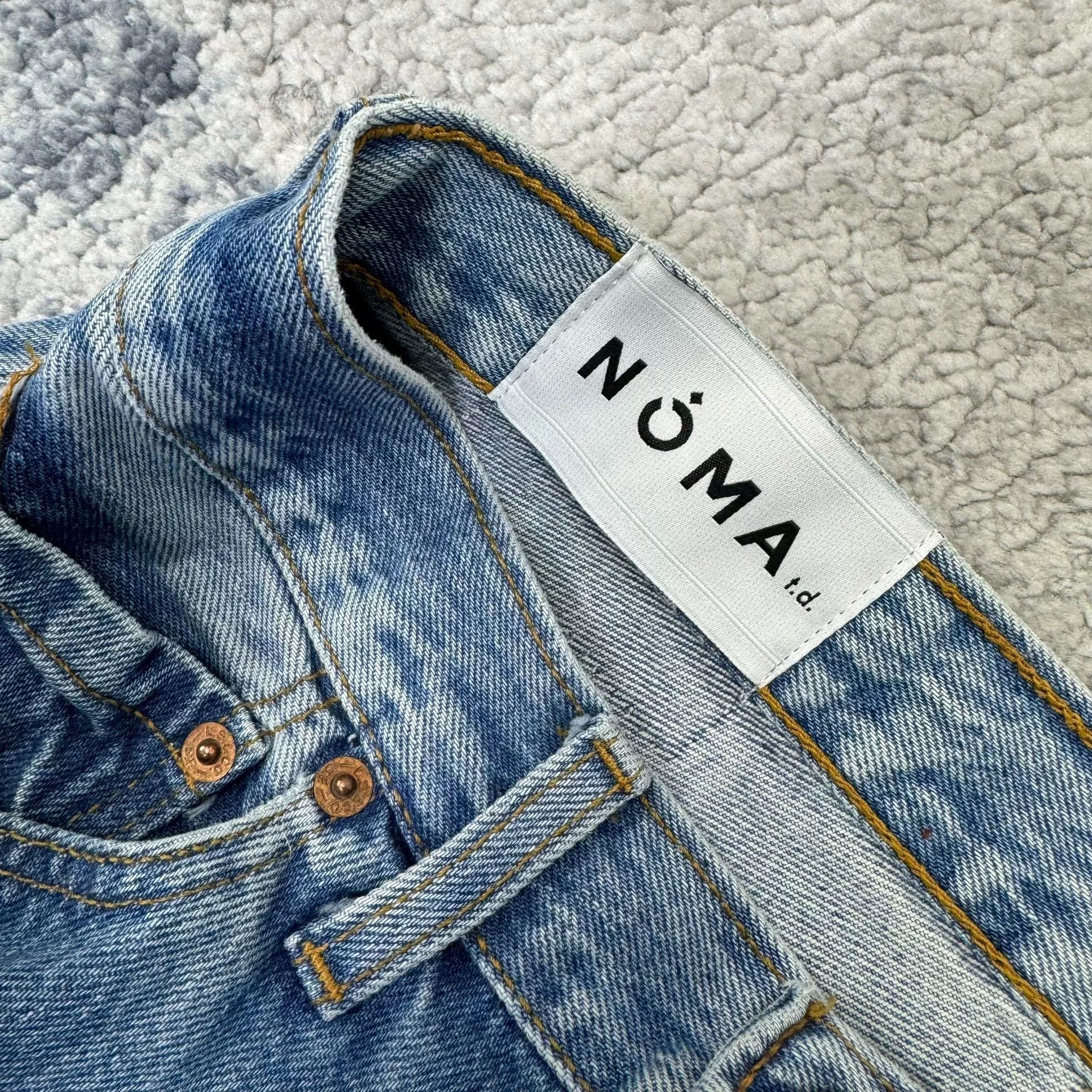 NOMA t.d NOMA t.d. Floral Embroidery Upcycled Denim Jeans Size M Size US 32 / EU 48 - 5 Thumbnail