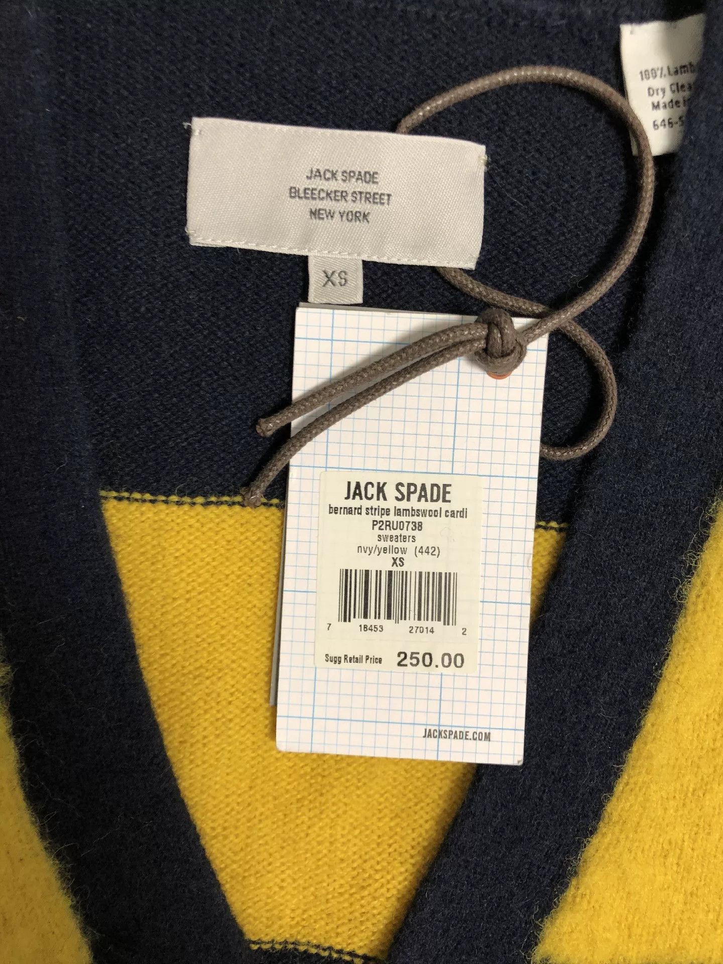Jack Spade Jack Spade Bleecker St Striped Cardigan Size XS Size US XS / EU 42 / 0 - 4 Thumbnail