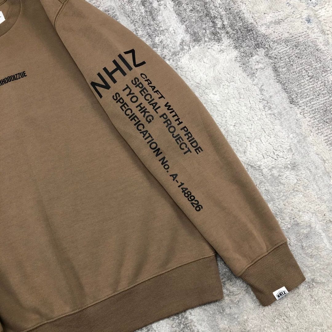 Neighborhood Neighborhood NHIZ Logo Print Sweatshirt Size M Size US M / EU 48-50 / 2 - 5 Thumbnail