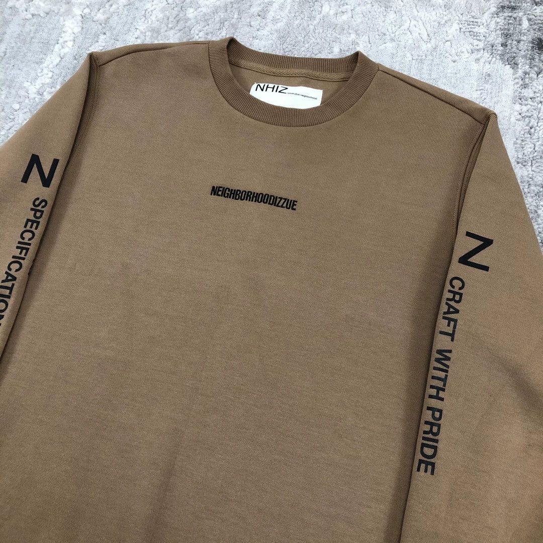 Neighborhood Neighborhood NHIZ Logo Print Sweatshirt Size M Size US M / EU 48-50 / 2 - 3 Thumbnail