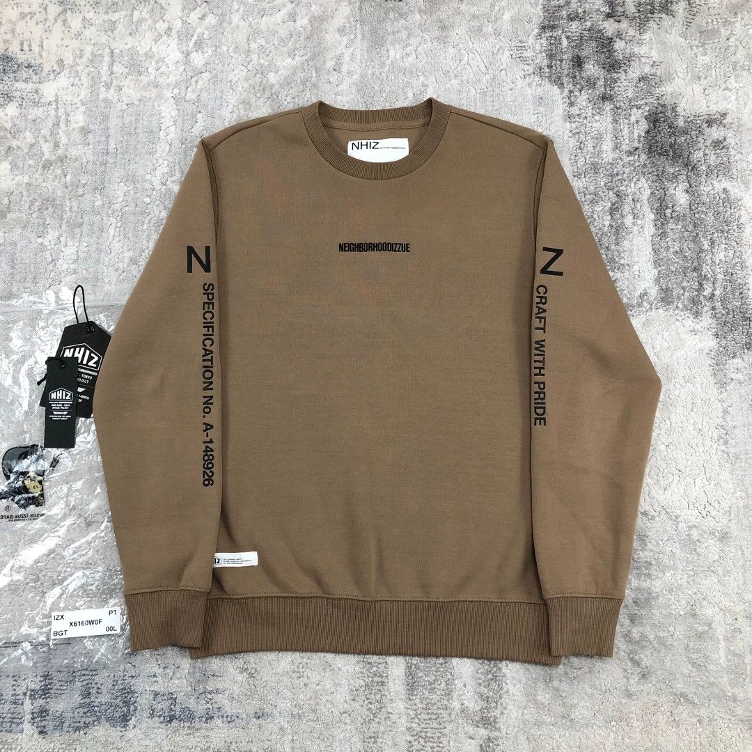 Neighborhood Neighborhood NHIZ Logo Print Sweatshirt Size M Size US M / EU 48-50 / 2 - 2 Thumbnail