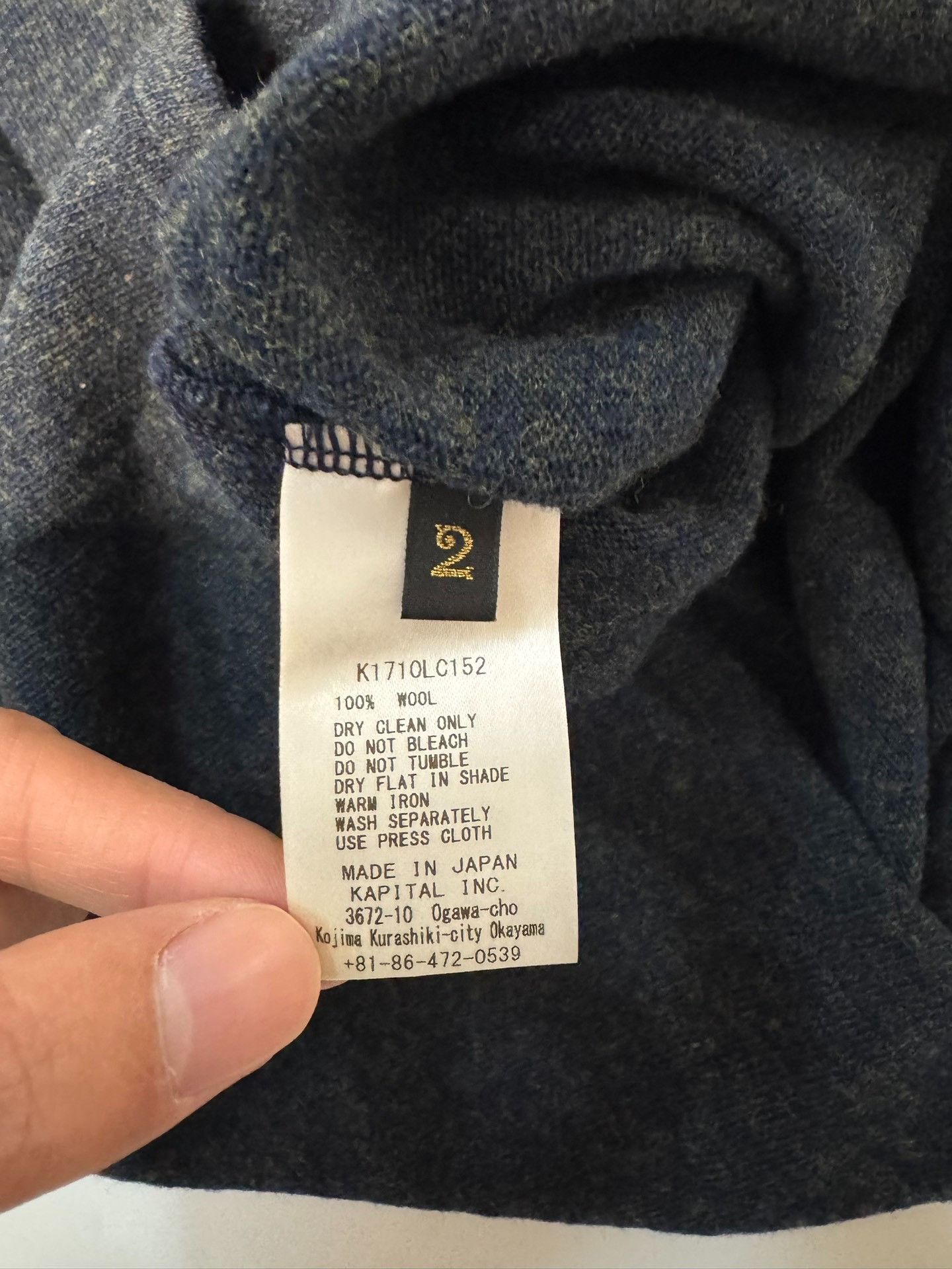 Kapital Kapital Wool Pocket Sweater Size 2 Size US M / EU 48-50 / 2 - 6 Thumbnail