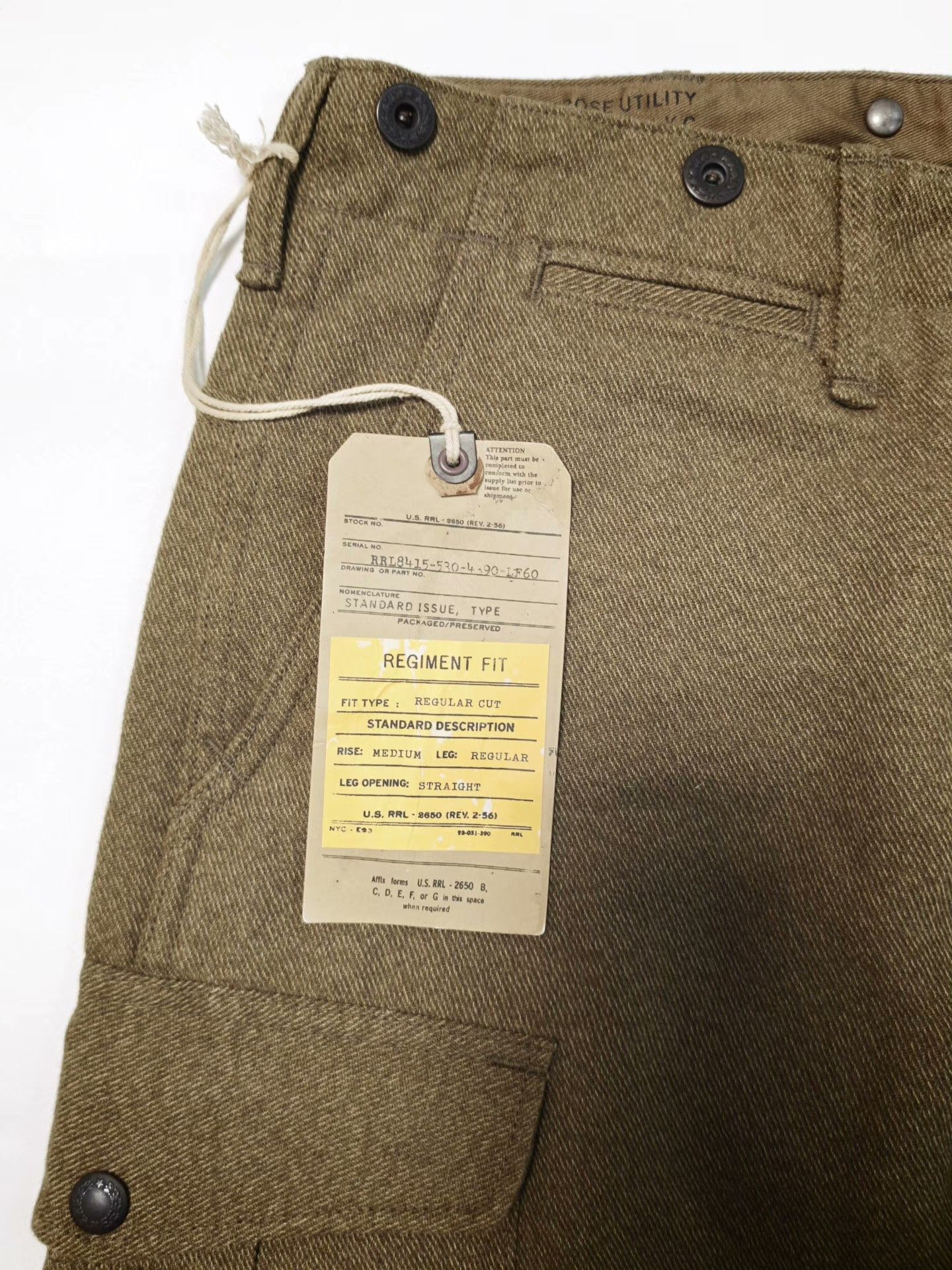 RRL Ralph Lauren RRL Regiment Cargo Pants Size 30 Size US 30 / EU 46 - 4 Thumbnail