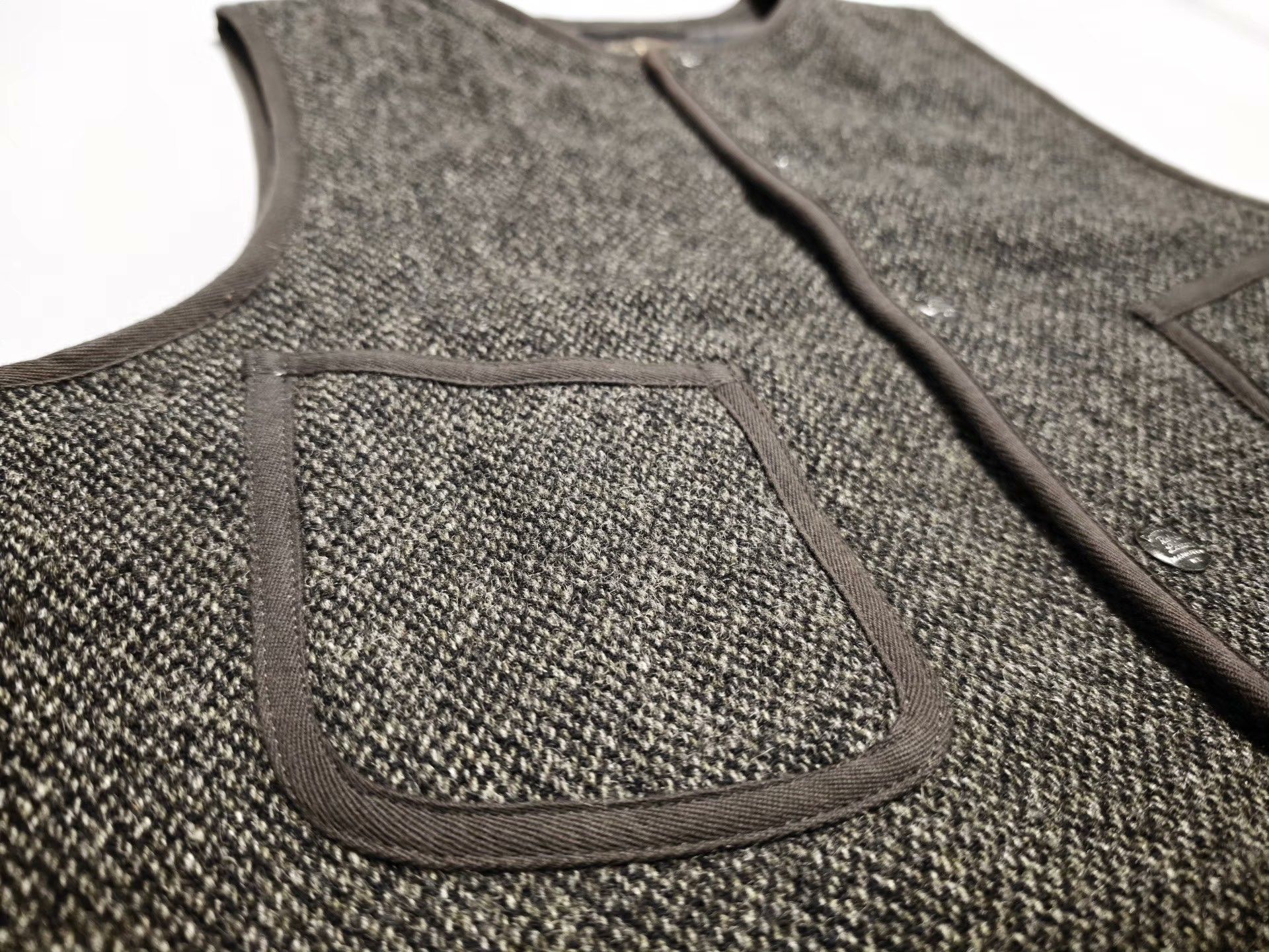 RRL Ralph Lauren RRL Wool Tweed Vest Size S Size 36R - 3 Thumbnail