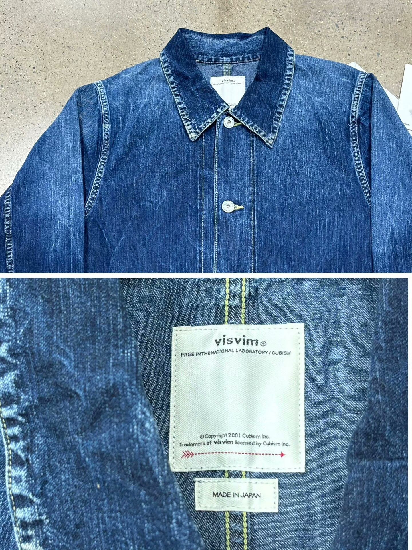 Visvim Visvim Dry Denim Section Gang Coverall Size 1 Size US S / EU 44-46 / 1 - 7 Thumbnail