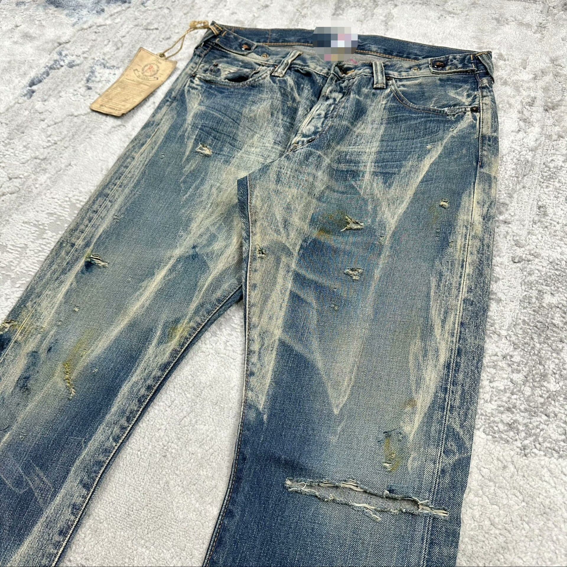 Prps Prps P69P44R Distressed Jeans Size 32 Size US 32 / EU 48 - 3 Thumbnail