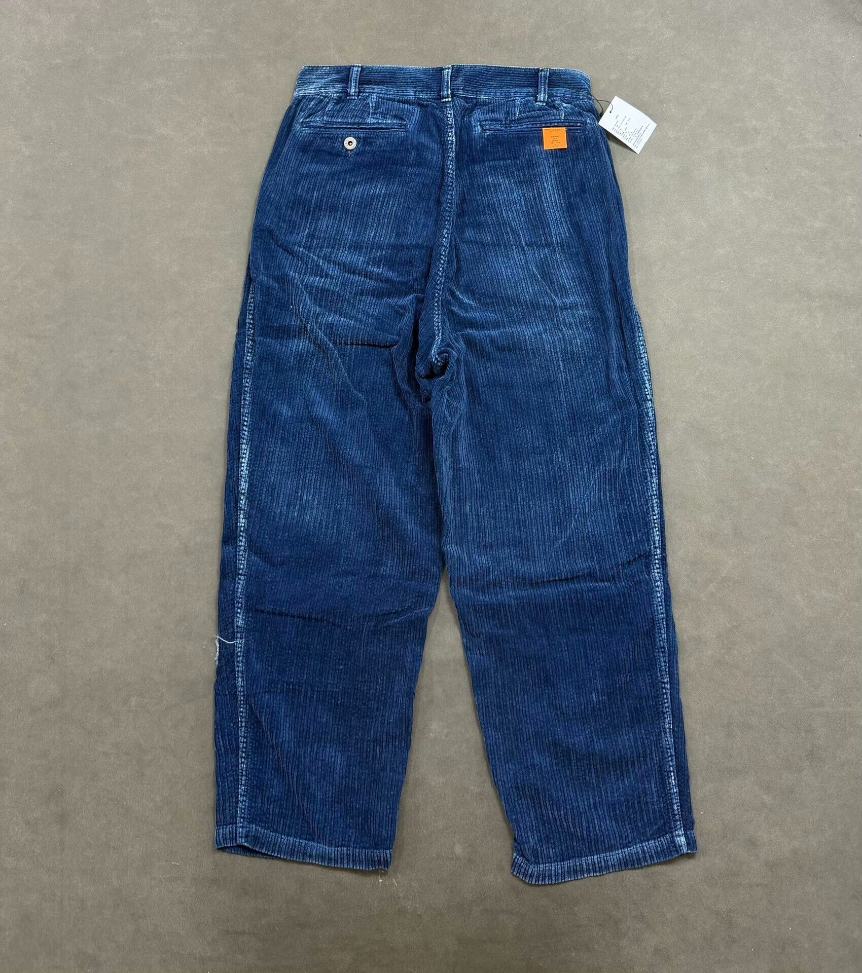 Madness MADNESS Indigo Patchwork Corduroy Pants Size 32 Size US 32 / EU 48 - 3 Thumbnail
